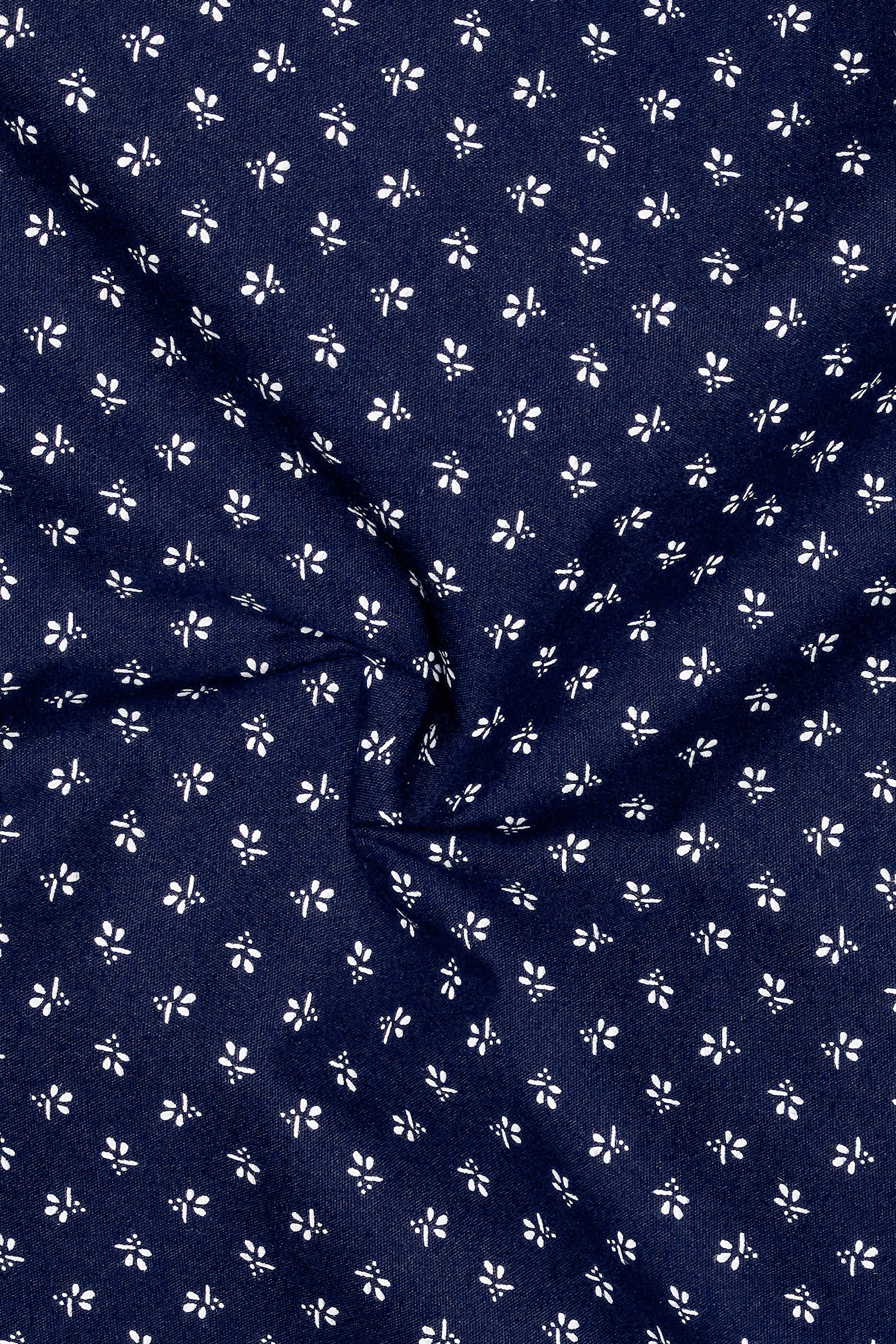 7swords-Haiti Blue Printed Premium Cotton Casual Shirt sold by French Crown product image thumbnail 3