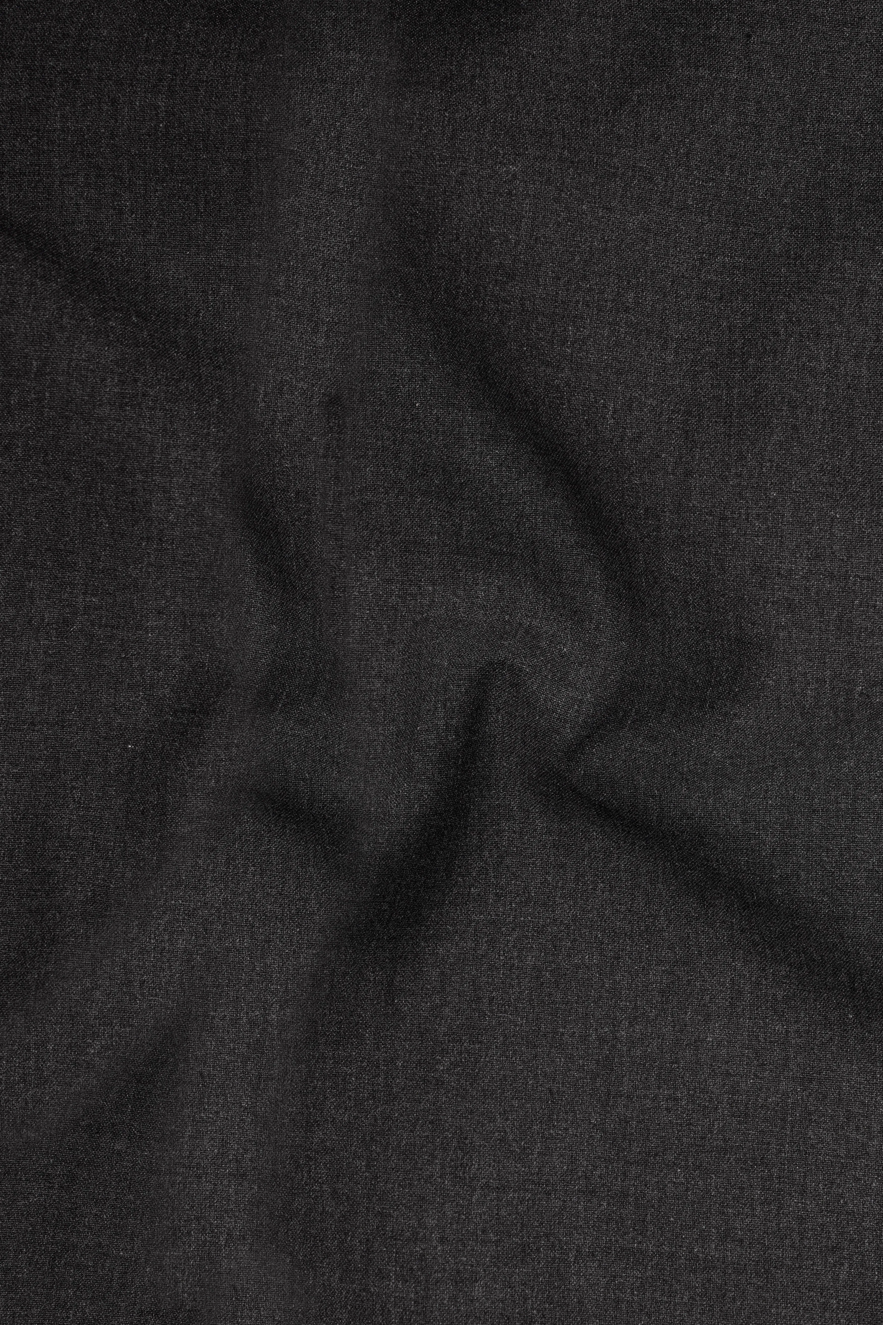 Ironclad Ash-Mine Shaft Gray Textured Wool Rich Single Breasted Blazer sold by French Crown product image thumbnail 3