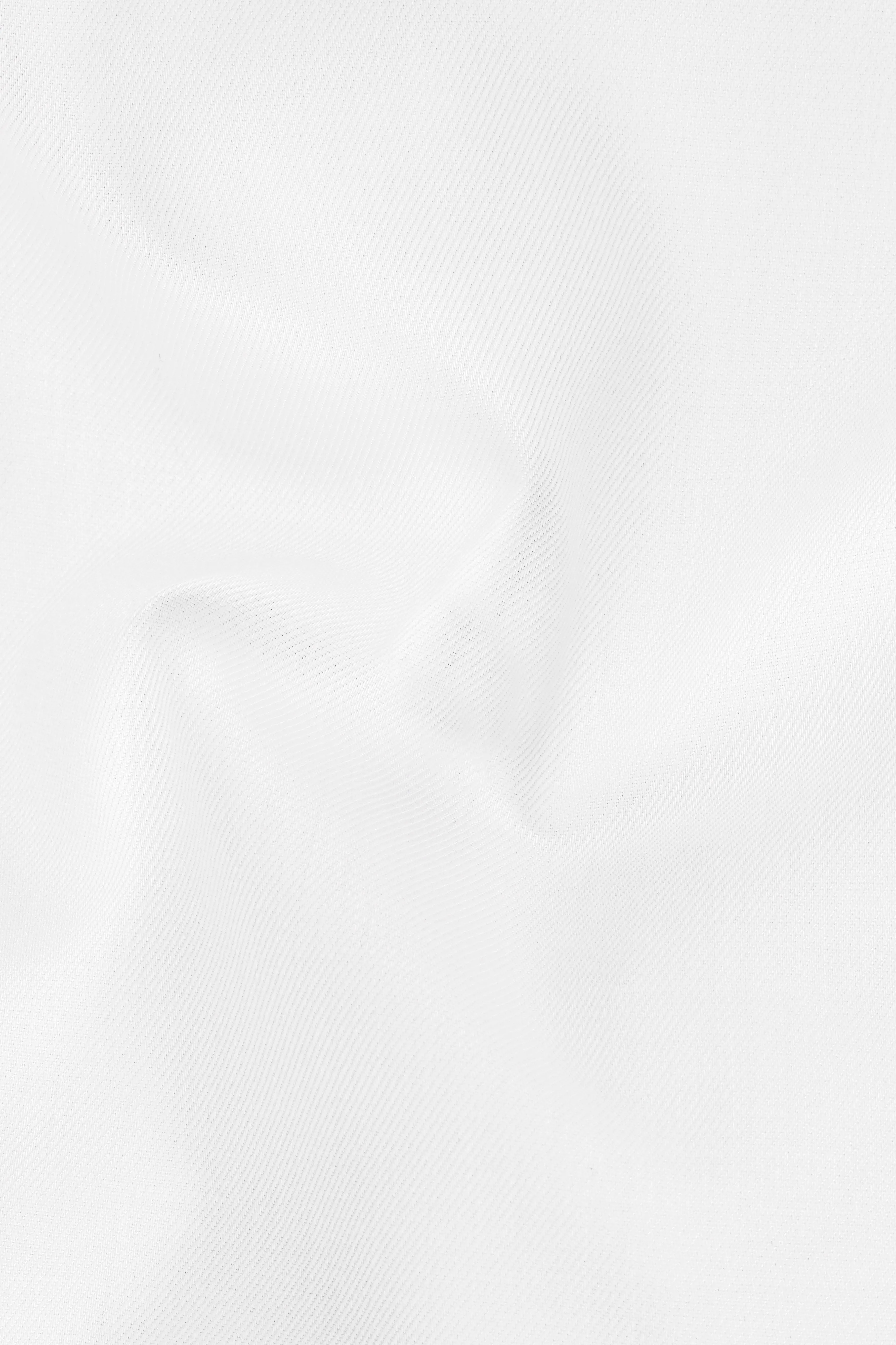Bright White Super Soft Premium Cotton Designer Shirt sold by French Crown product image thumbnail 3