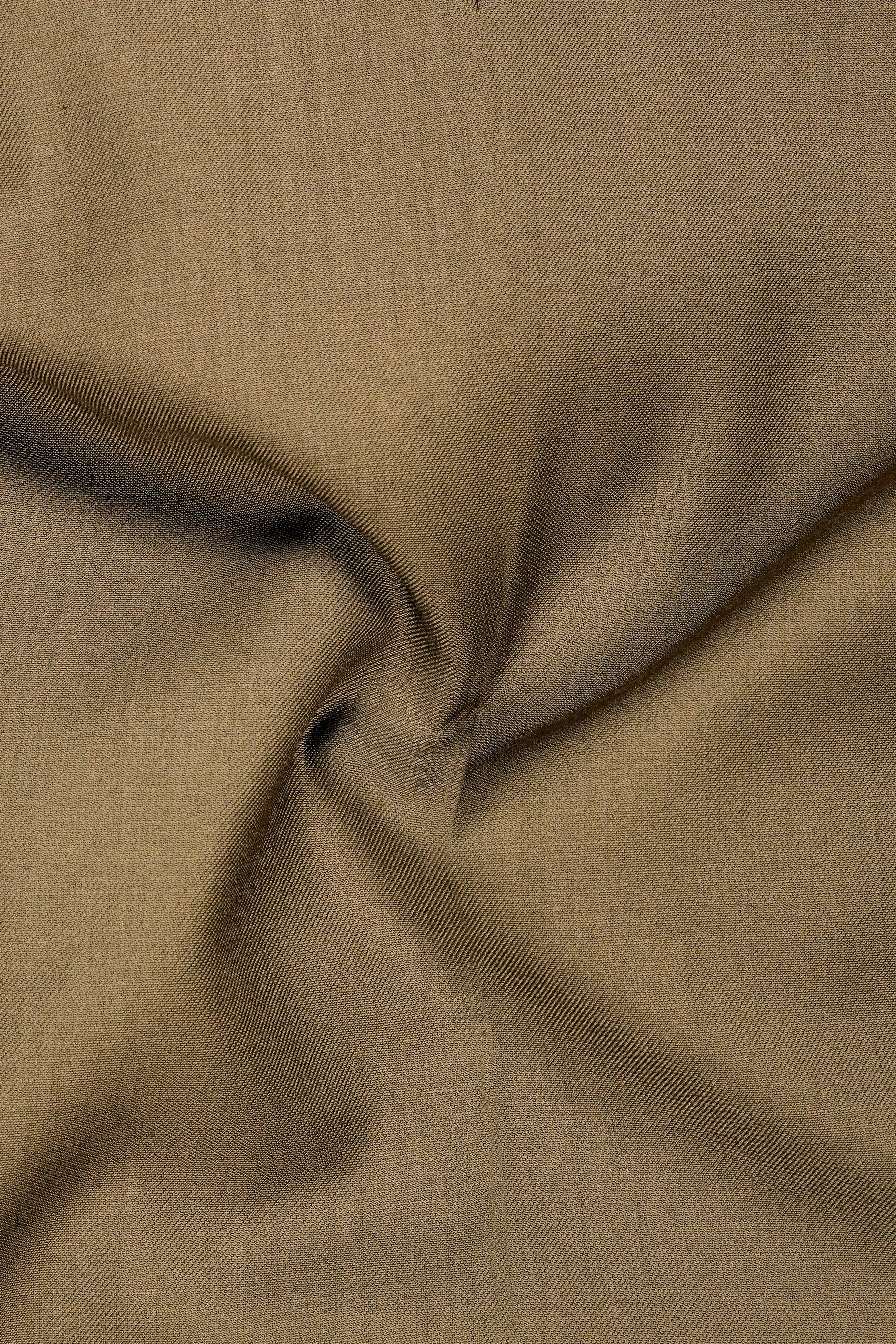 Shadow Brown Textured Nehru Jacket sold by French Crown product image thumbnail 3