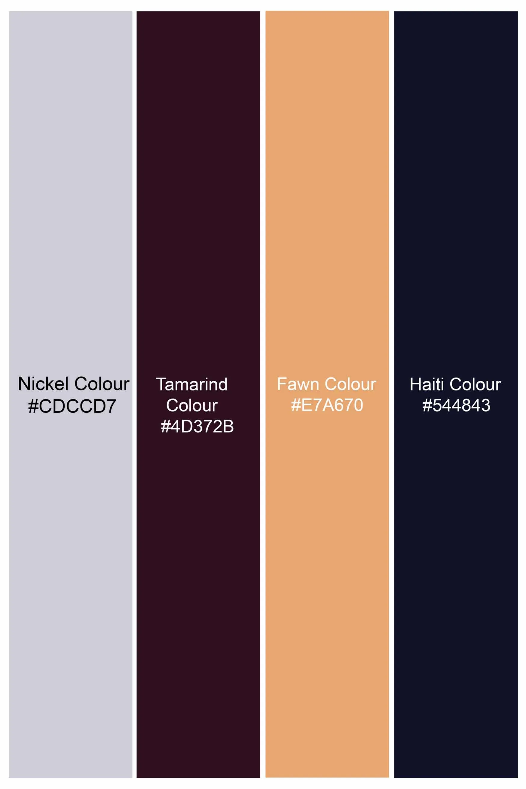 Nickel Gray and Tamarind Maroon Twill Checkered Premium Cotton Shirt sold by French Crown product image thumbnail 5