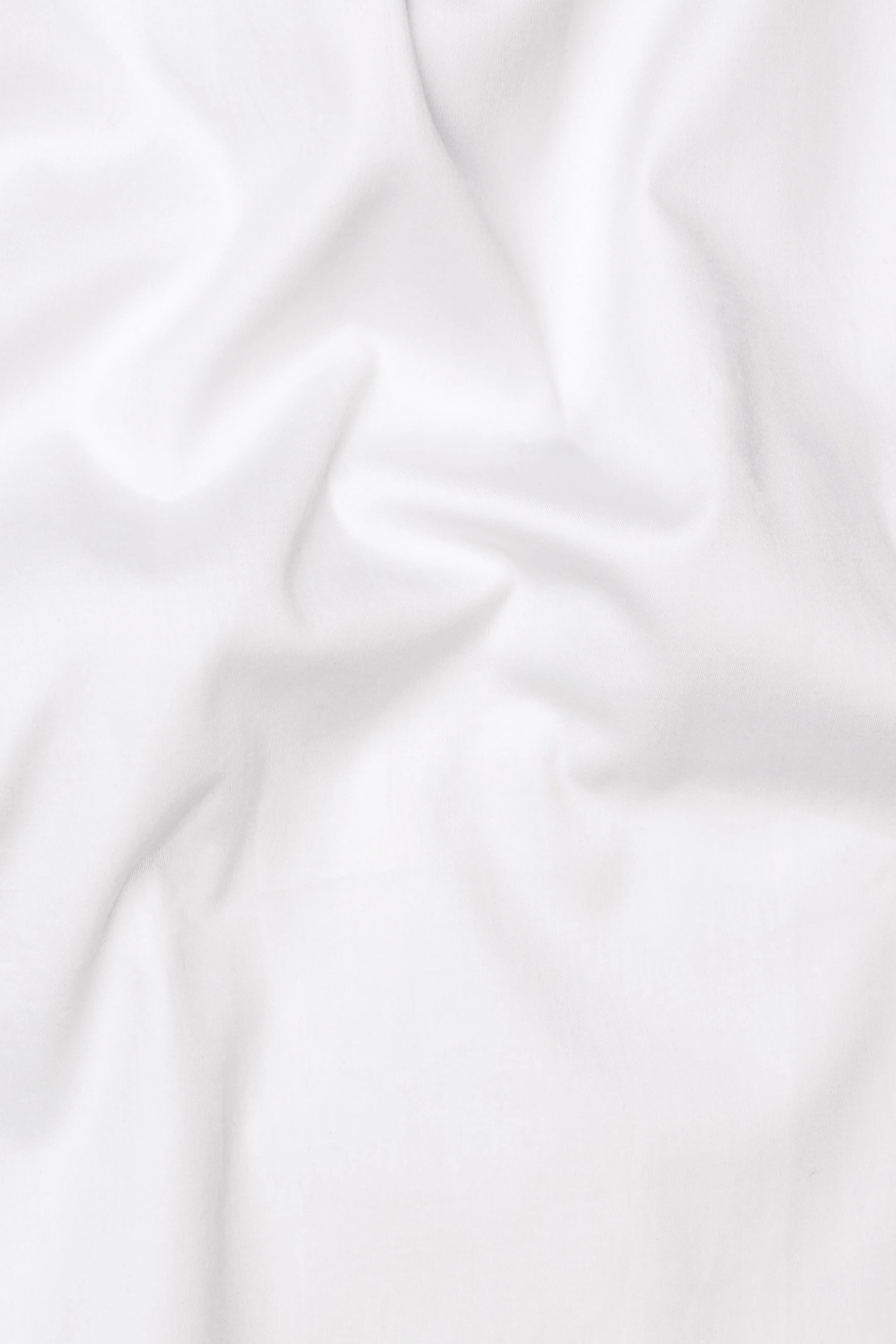 Bright White Printed Super Soft Premium Cotton Designer Shirt sold by French Crown product image thumbnail 3