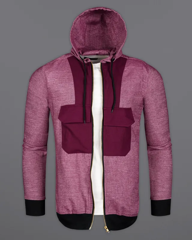 Cadillac Pink Flannel Designer Hoodie Jacket sold by French Crown