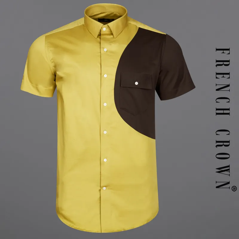 Apache Yellow Super Soft Designer Shirt sold by French Crown