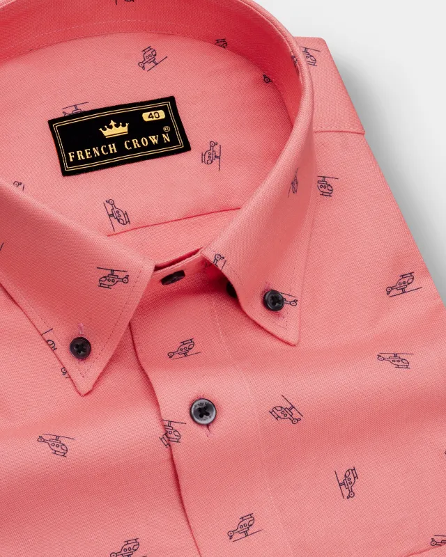 Tonys Orange Royal Oxford Shirt sold by French Crown