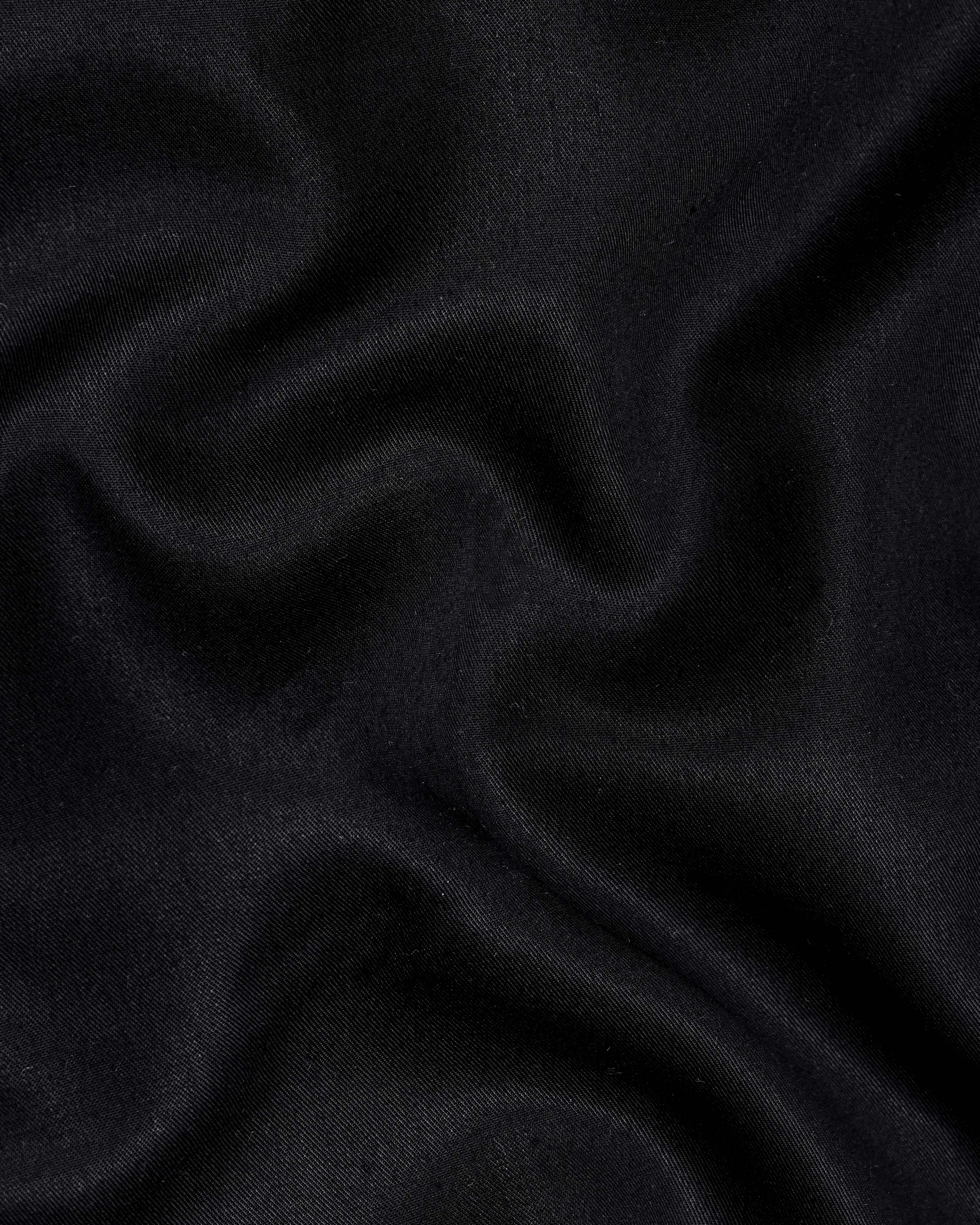 Jade Black Premium Tencel Designer Shirt sold by French Crown product image thumbnail 3