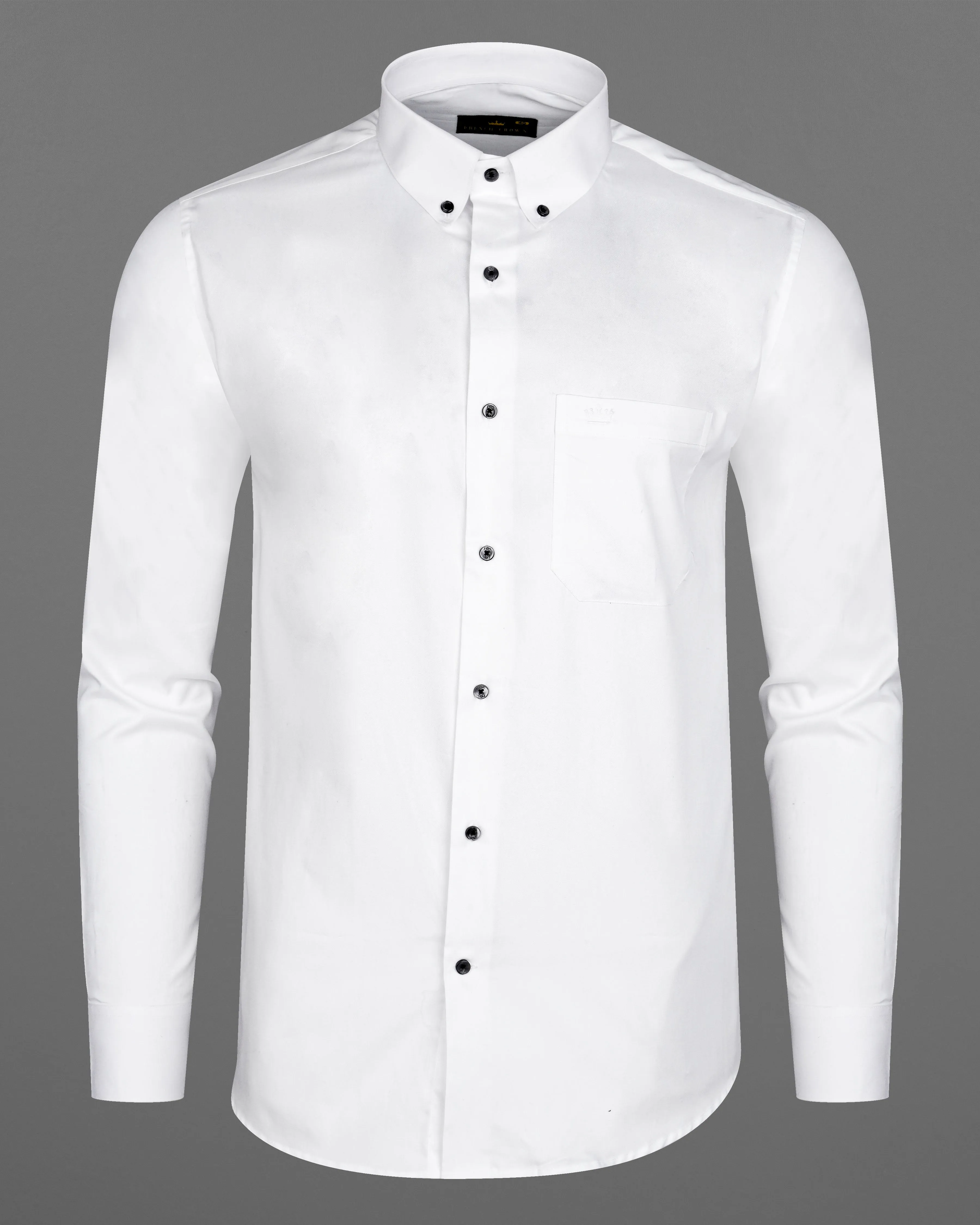 Bright White Royal Oxford Shirt sold by French Crown product image thumbnail 5