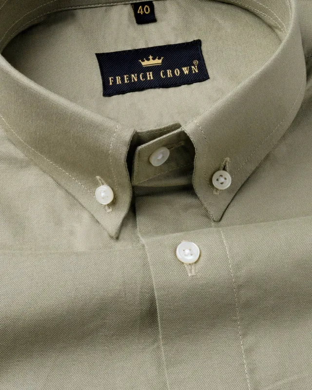 Sandrift Green Royal Oxford Shirt sold by French Crown