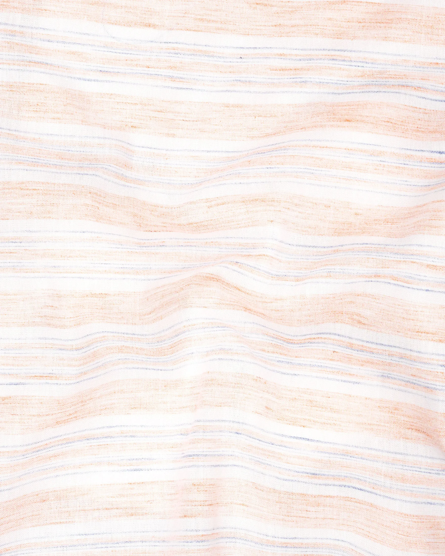 Desert Sand and Amour Striped Chambray Textured Premium Cotton Shirt sold by French Crown product image thumbnail 2