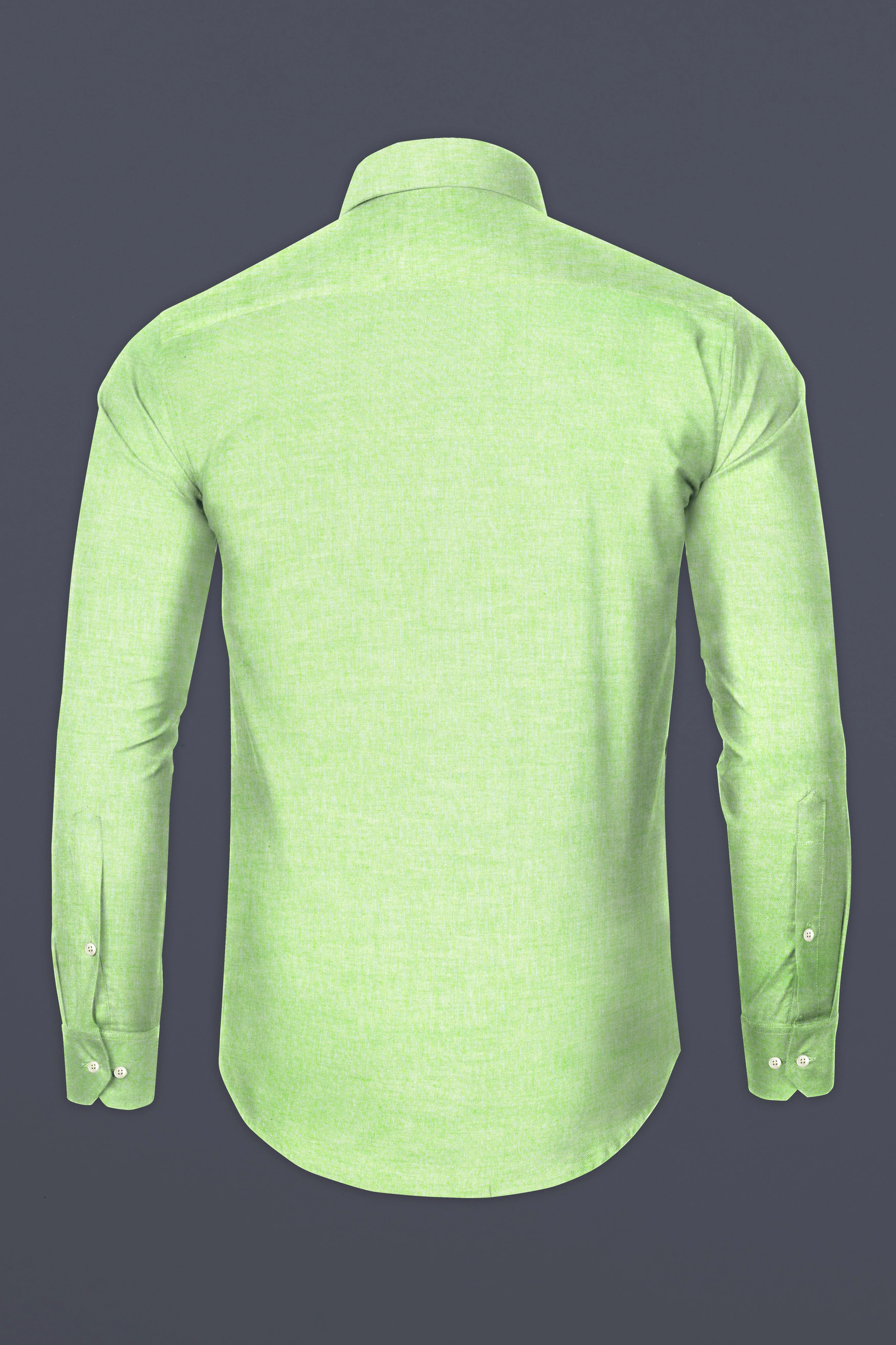 Washed Out Green Royal Oxford Shirt sold by French Crown product image thumbnail 5