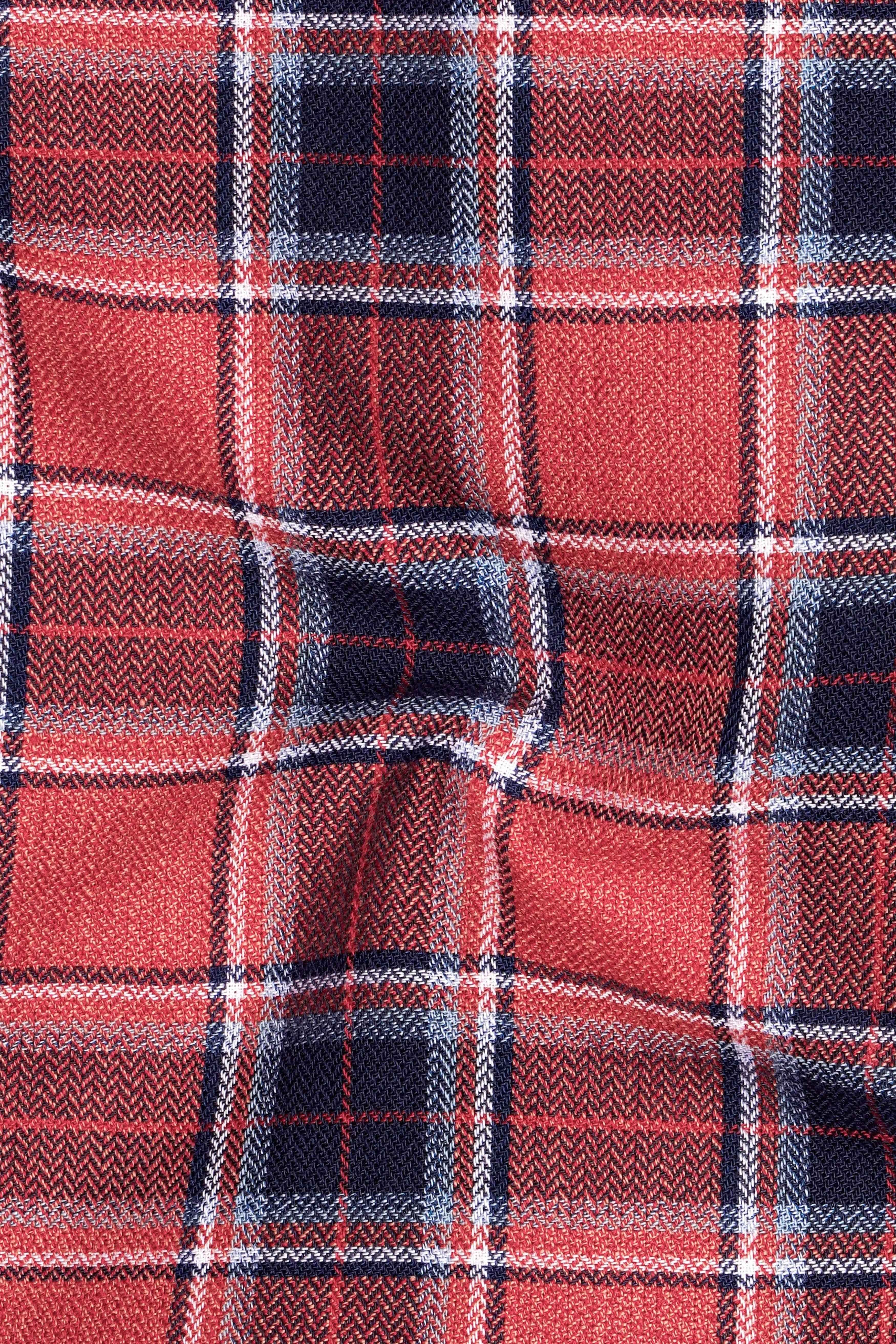 Geraldine Plaid Herringbone Shirt sold by French Crown product image thumbnail 3