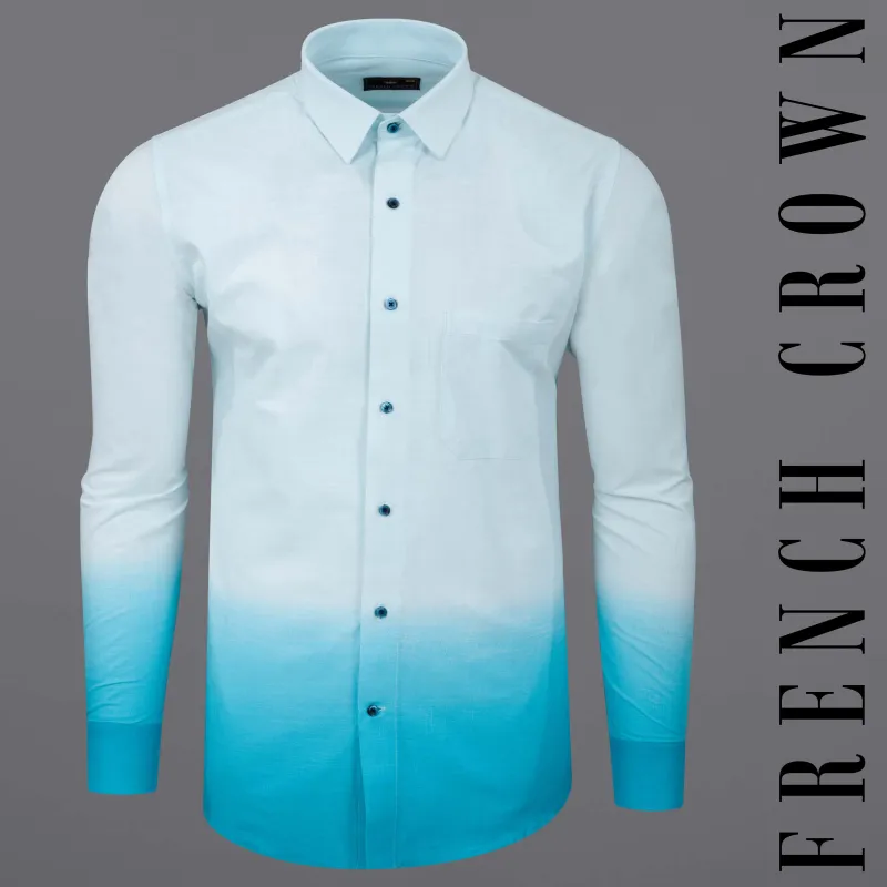 Oyster Bay with Blizzard Blue Royal Oxford Overshirt/Shacket sold by French Crown