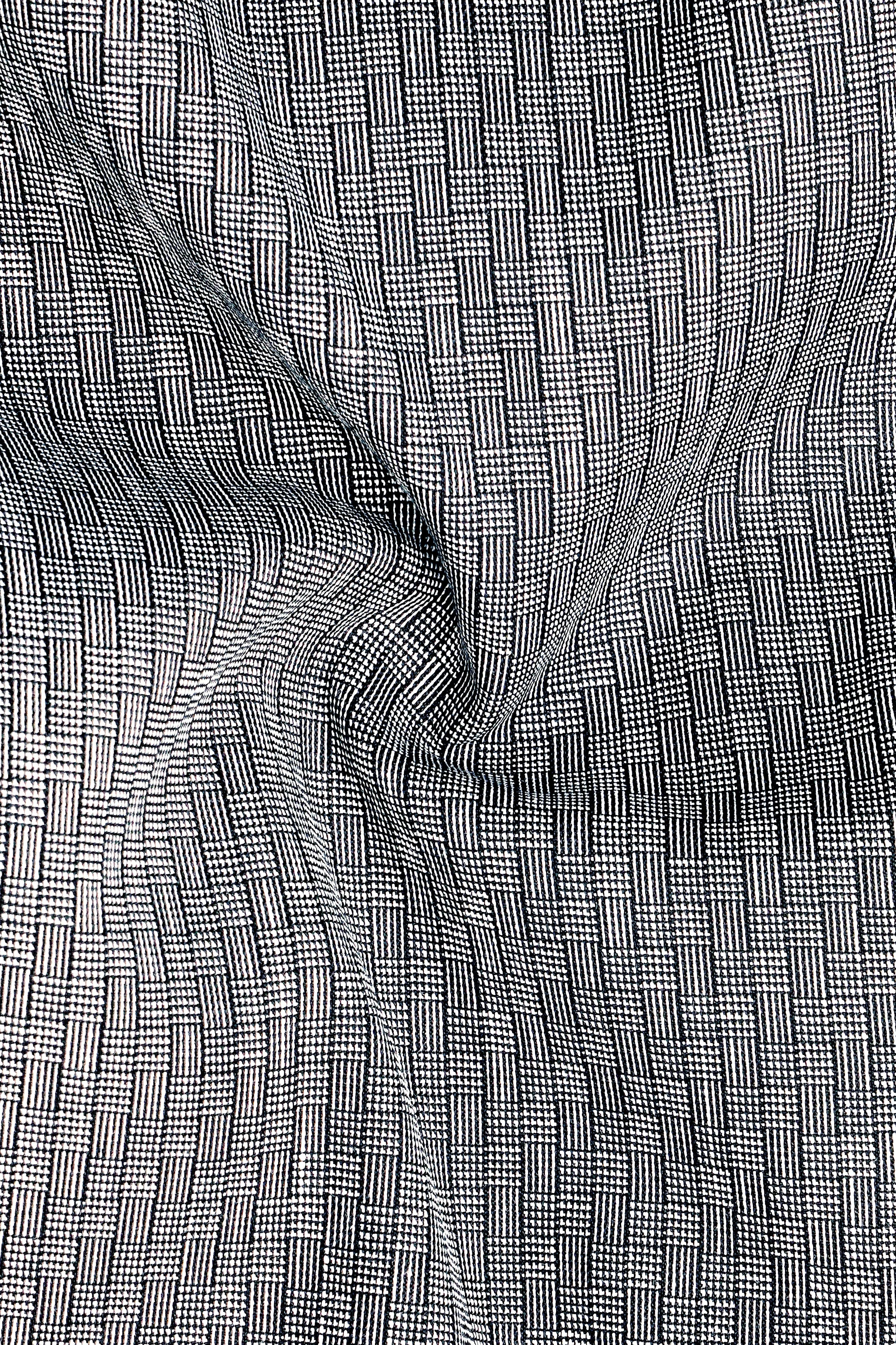 Mobster Gray Textured Waistcoat sold by French Crown product image thumbnail 3