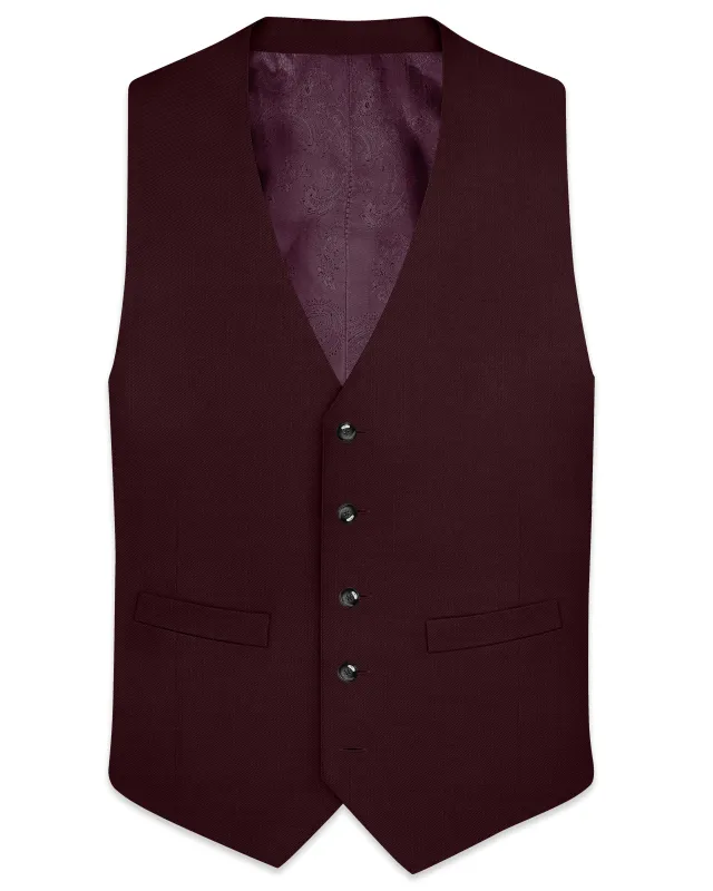 Matterhorn Maroon Waistcoat sold by French Crown