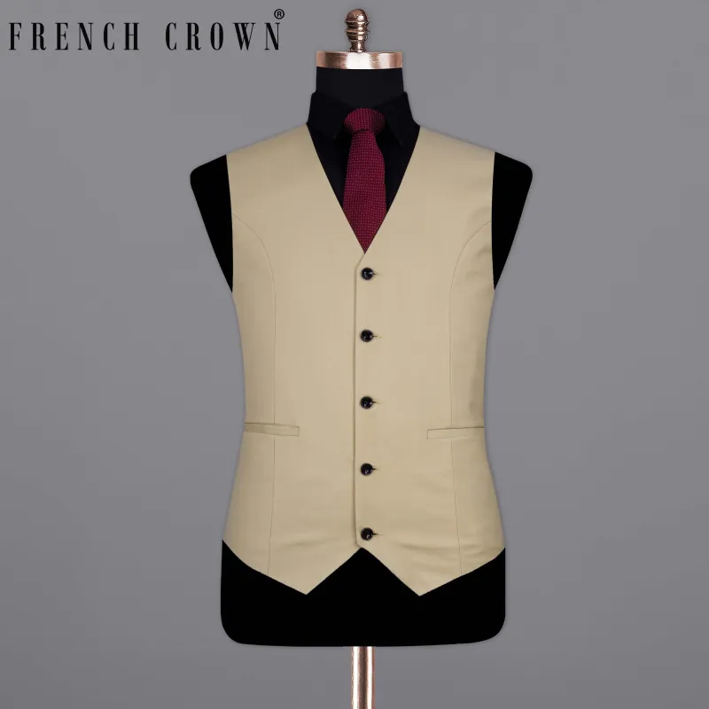 Rodeo Dust Cream Solid Waistcoat sold by French Crown