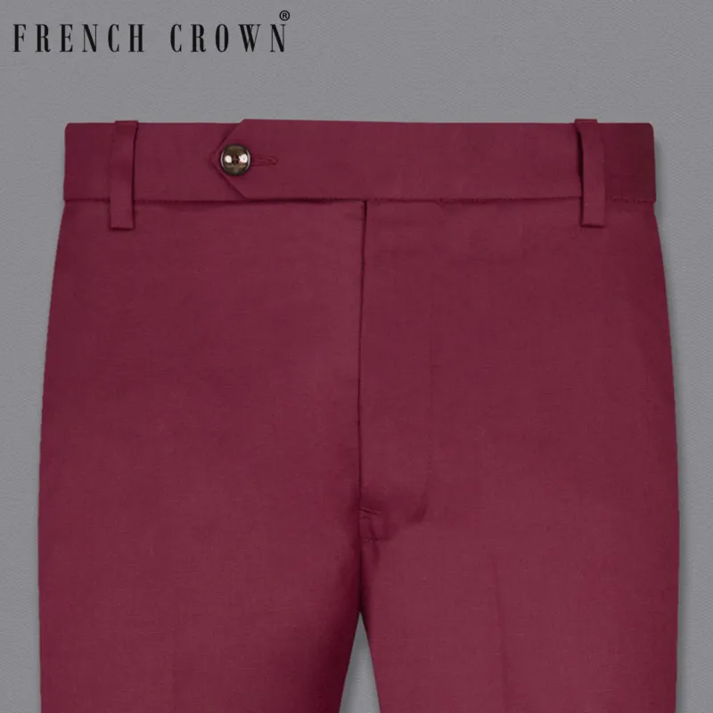 Claret Woolrich Pant sold by French Crown
