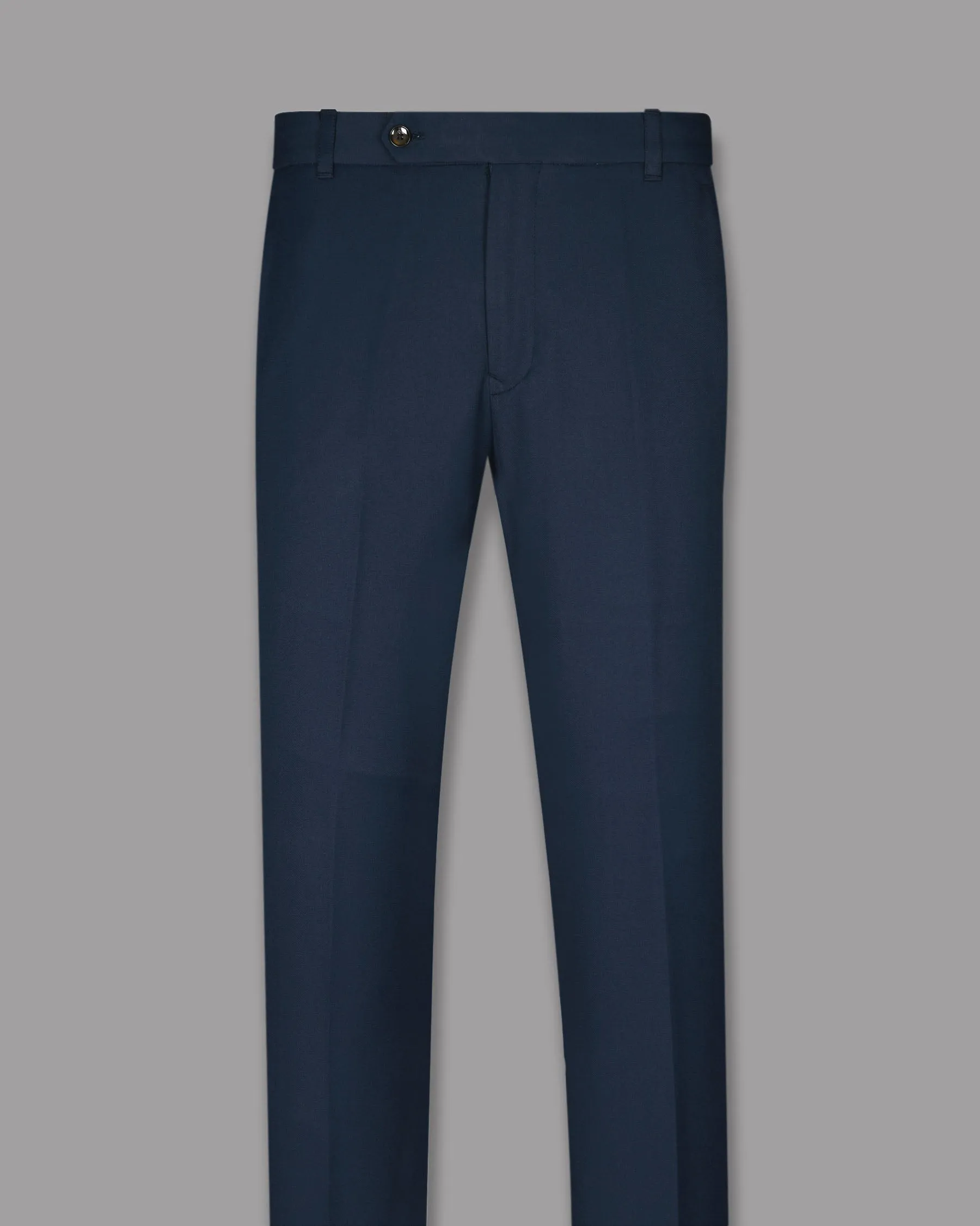Blue Wool Rich Pant sold by French Crown product image thumbnail 4