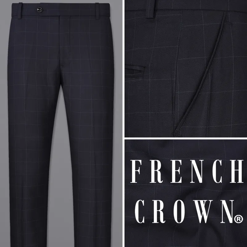 Mirage Blue Plaid Pant sold by French Crown