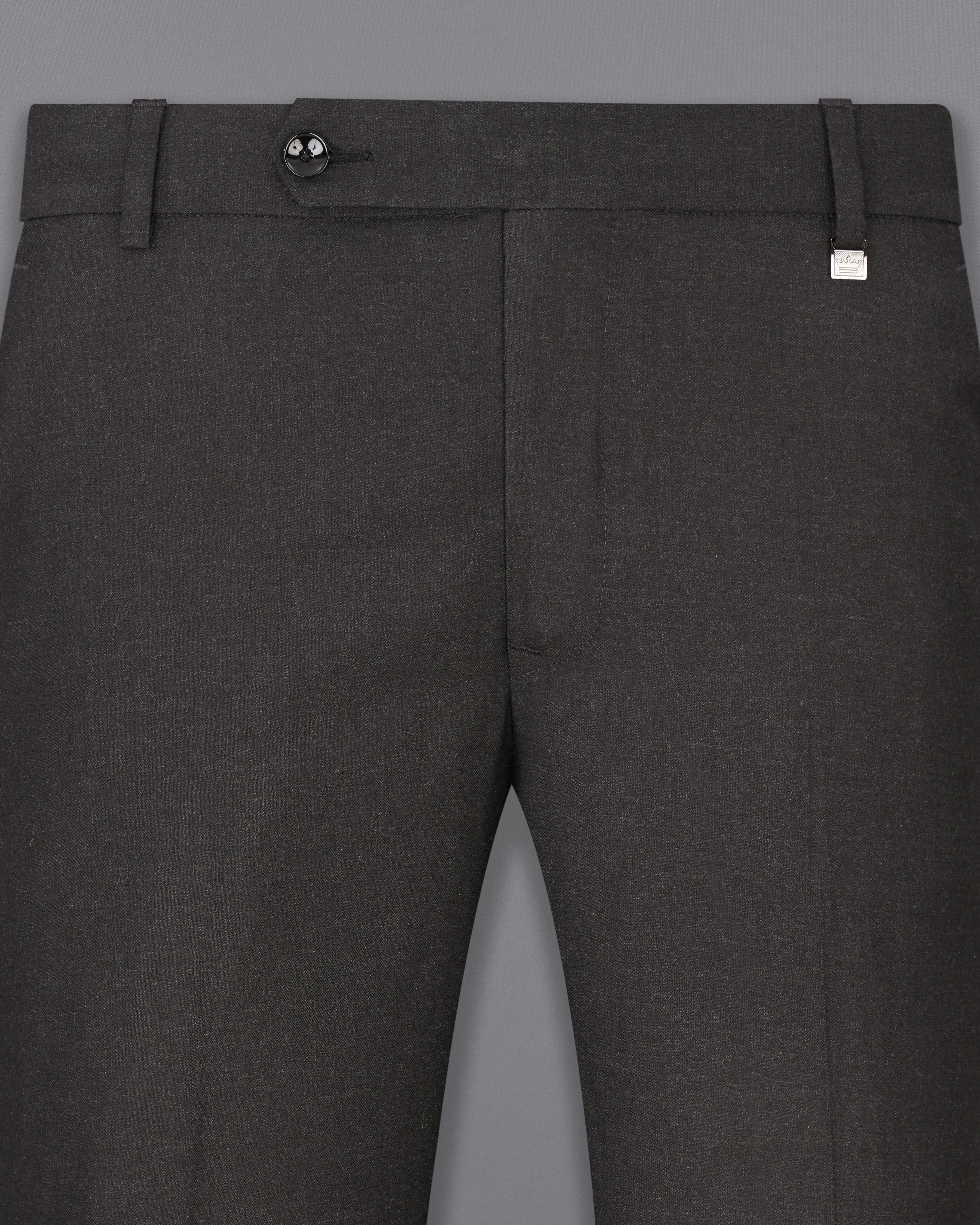 Mine Shaft Gray Wool Rich Designer Pant sold by French Crown product image thumbnail 2