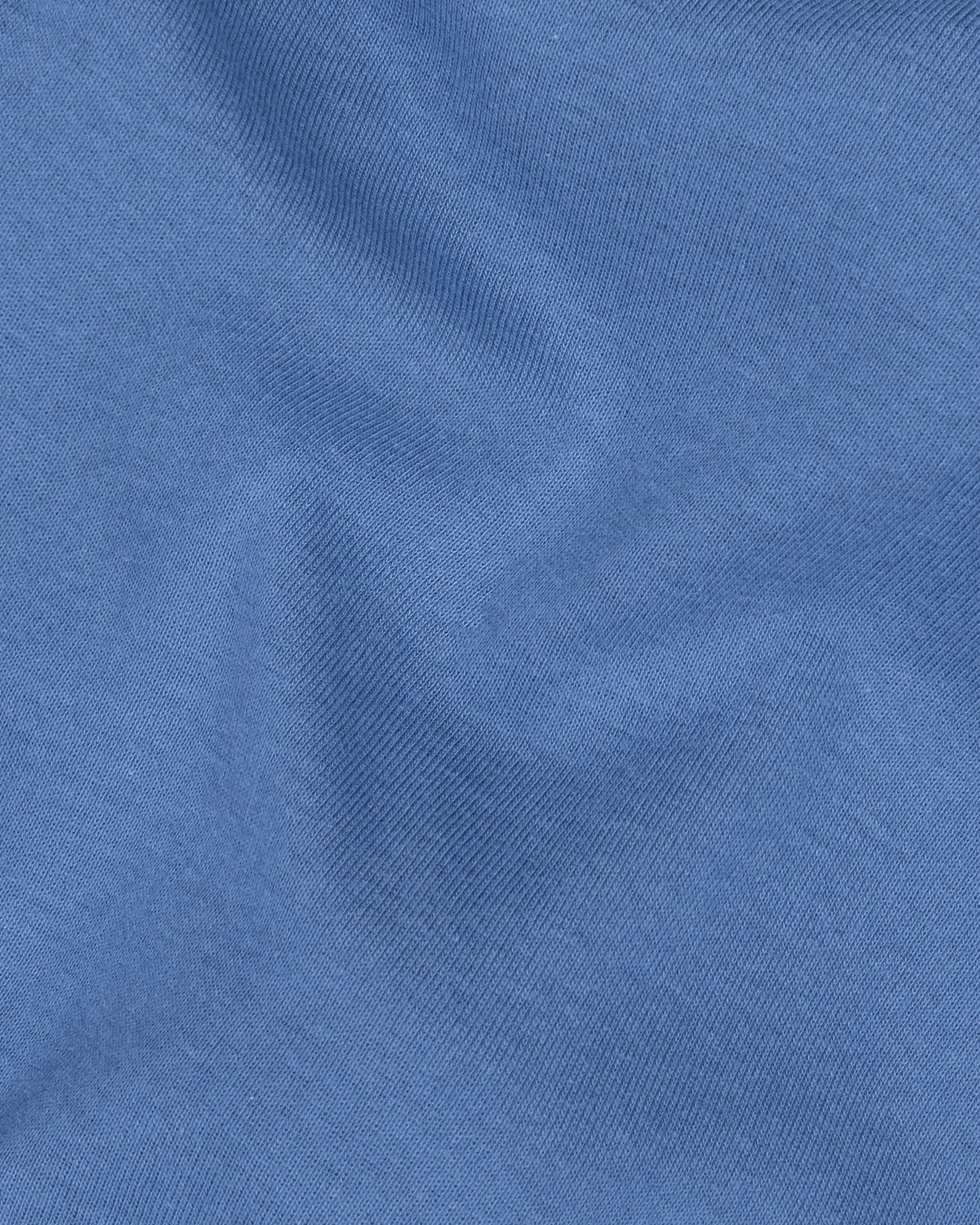 Danube Blue Full Sleeve Premium Cotton Jersey Sweatshirt sold by French Crown product image thumbnail 3