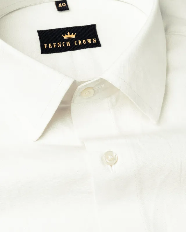 Off White Royal Oxford Shirt sold by French Crown