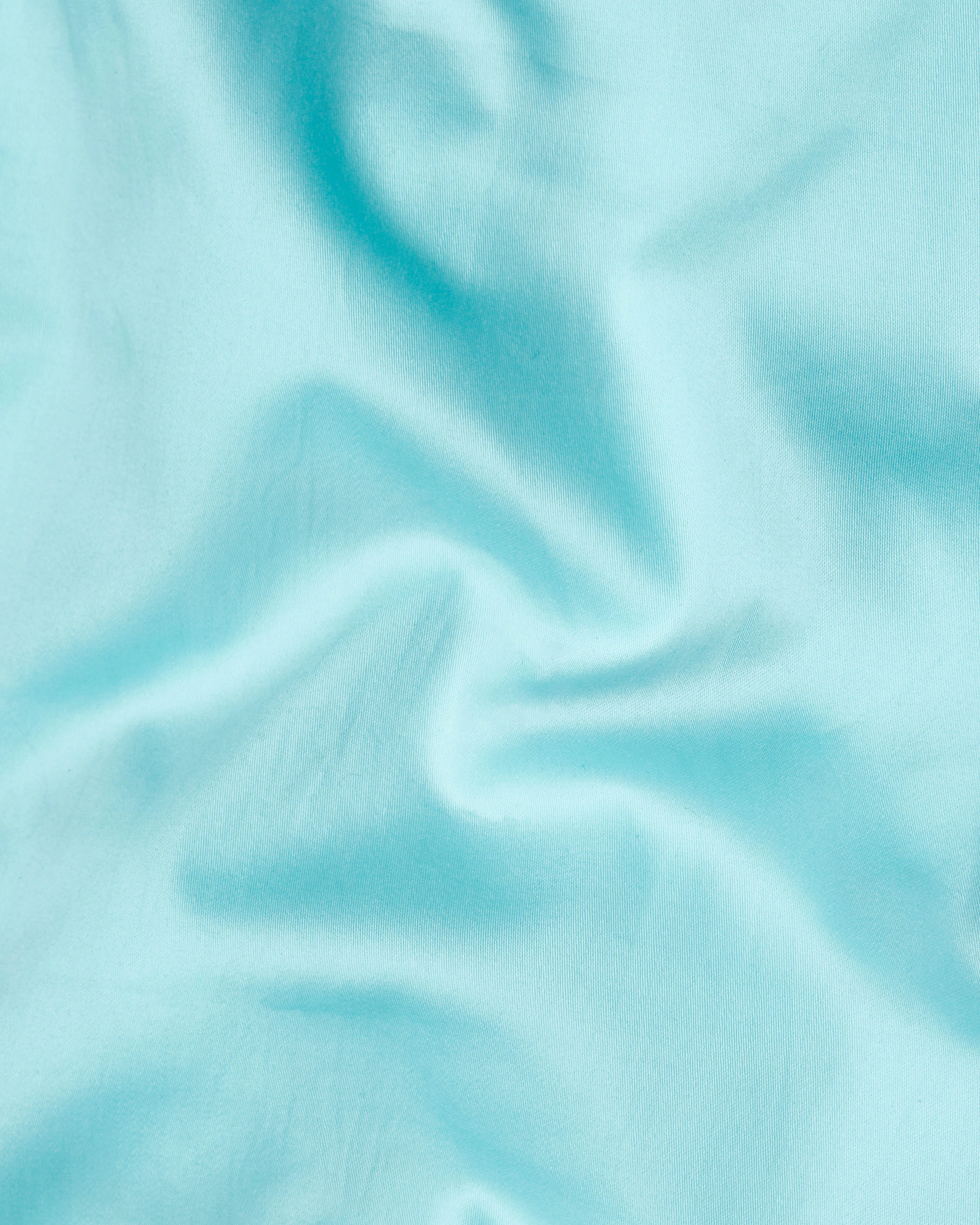 Blizzard Blue Subtle Sheen Snake Pleated Super Soft Premium Cotton Tuxedo Shirt sold by French Crown product image thumbnail 3