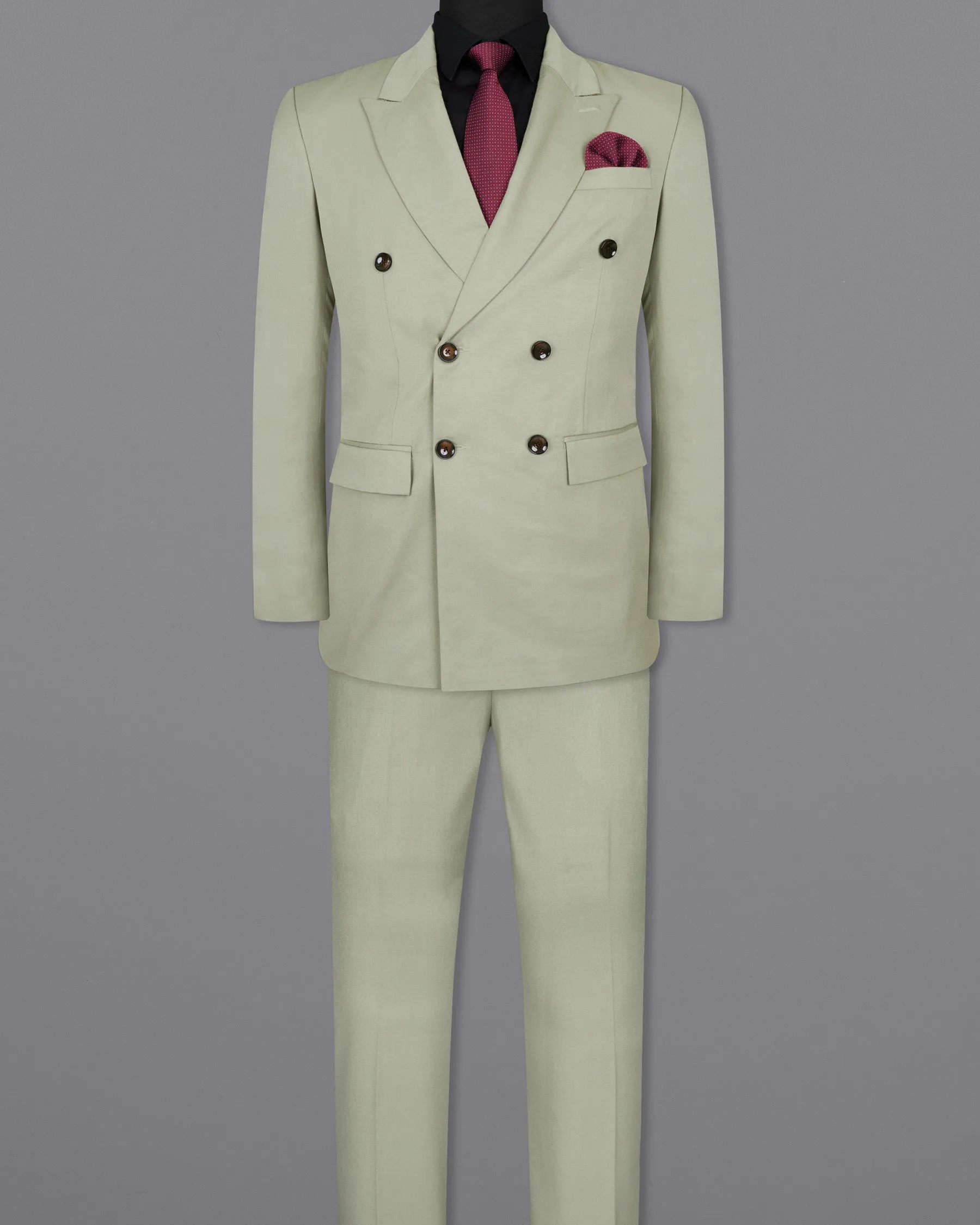 Eagle Wool Rich Double Breasted Suit sold by French Crown product image thumbnail 4