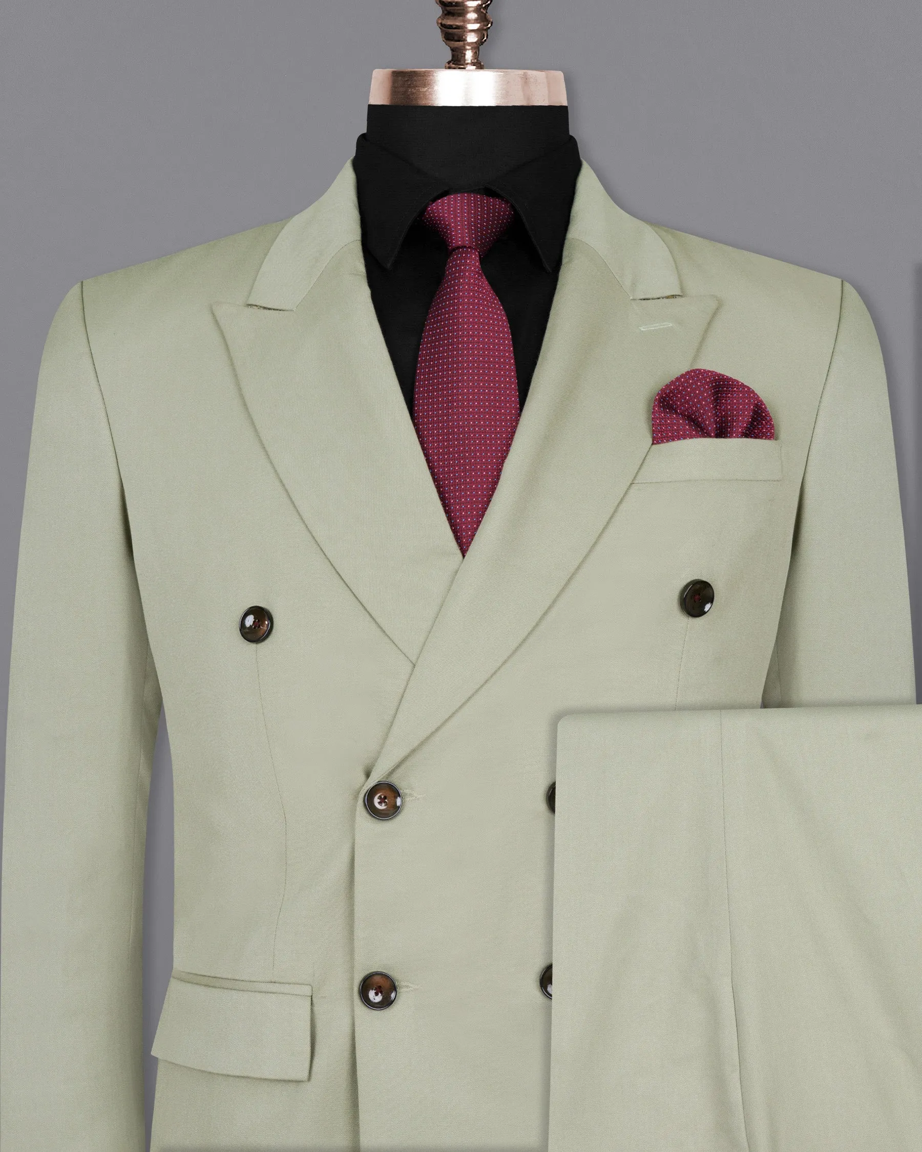 Eagle Wool Rich Double Breasted Suit sold by French Crown product image thumbnail 2