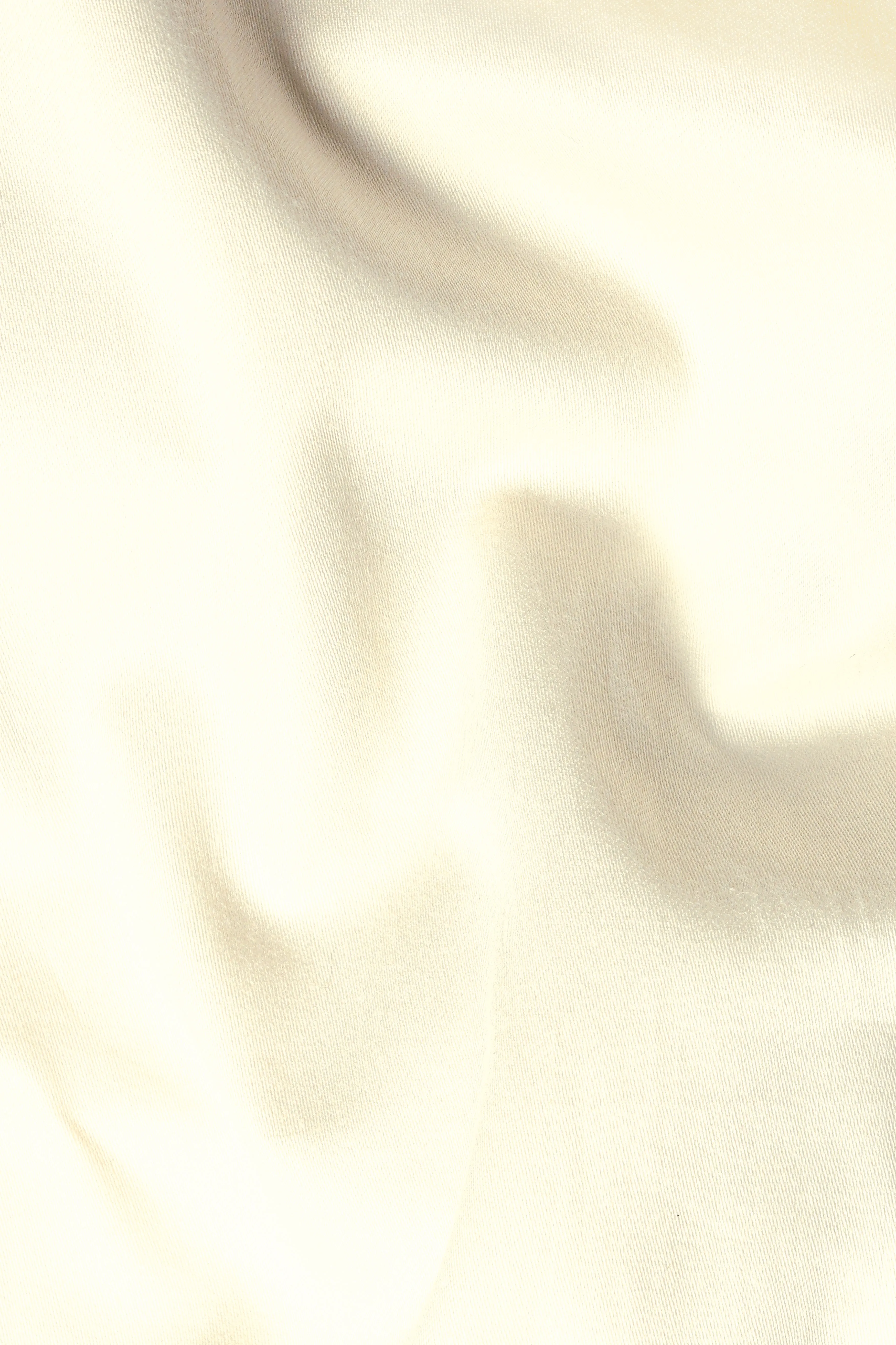 Fantasy Cream Subtle Sheen Super Soft Premium Cotton Shirt sold by French Crown product image thumbnail 2