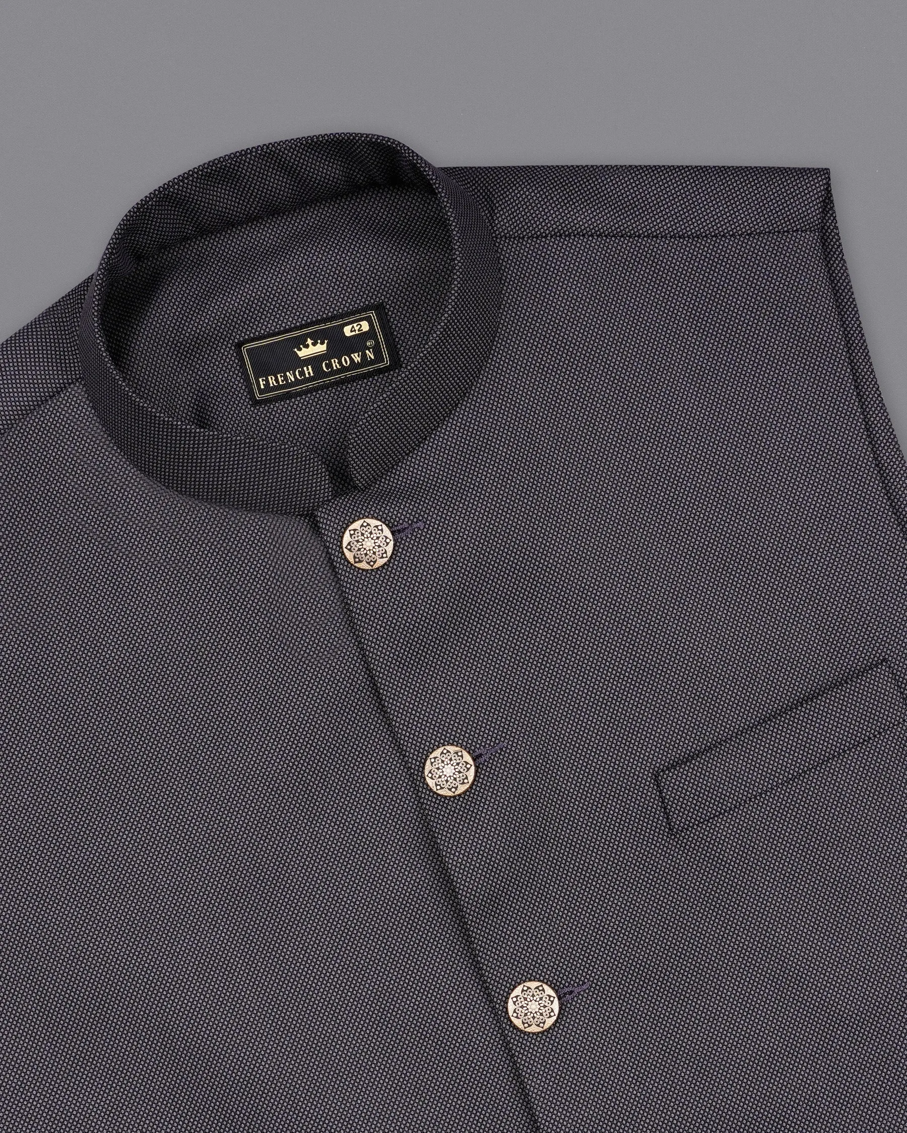 Thunder Bandhgala Designer Nehru Jacket sold by French Crown product image thumbnail 4