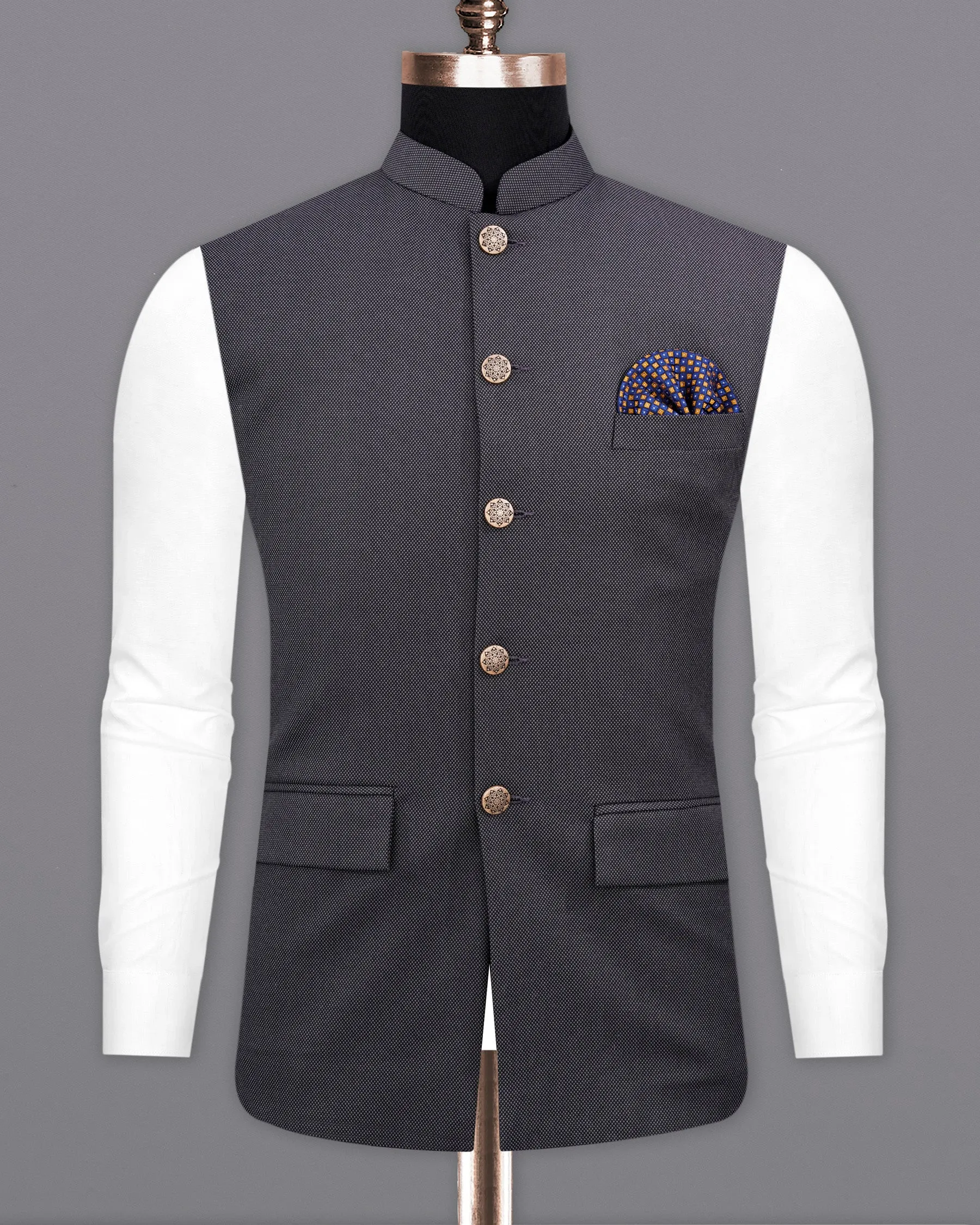 Thunder Bandhgala Designer Nehru Jacket sold by French Crown product image thumbnail 2