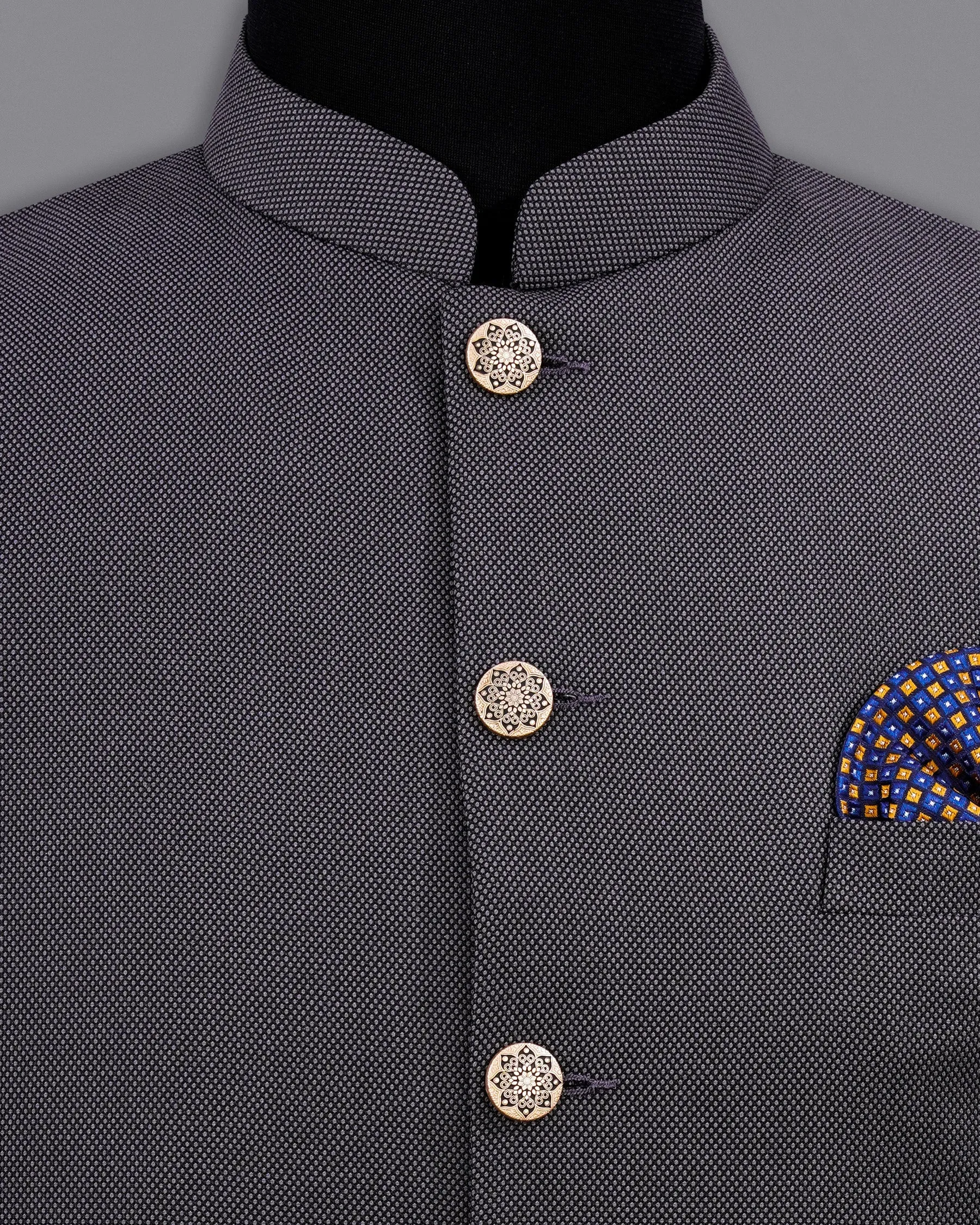 Thunder Bandhgala Designer Nehru Jacket sold by French Crown product image thumbnail 5