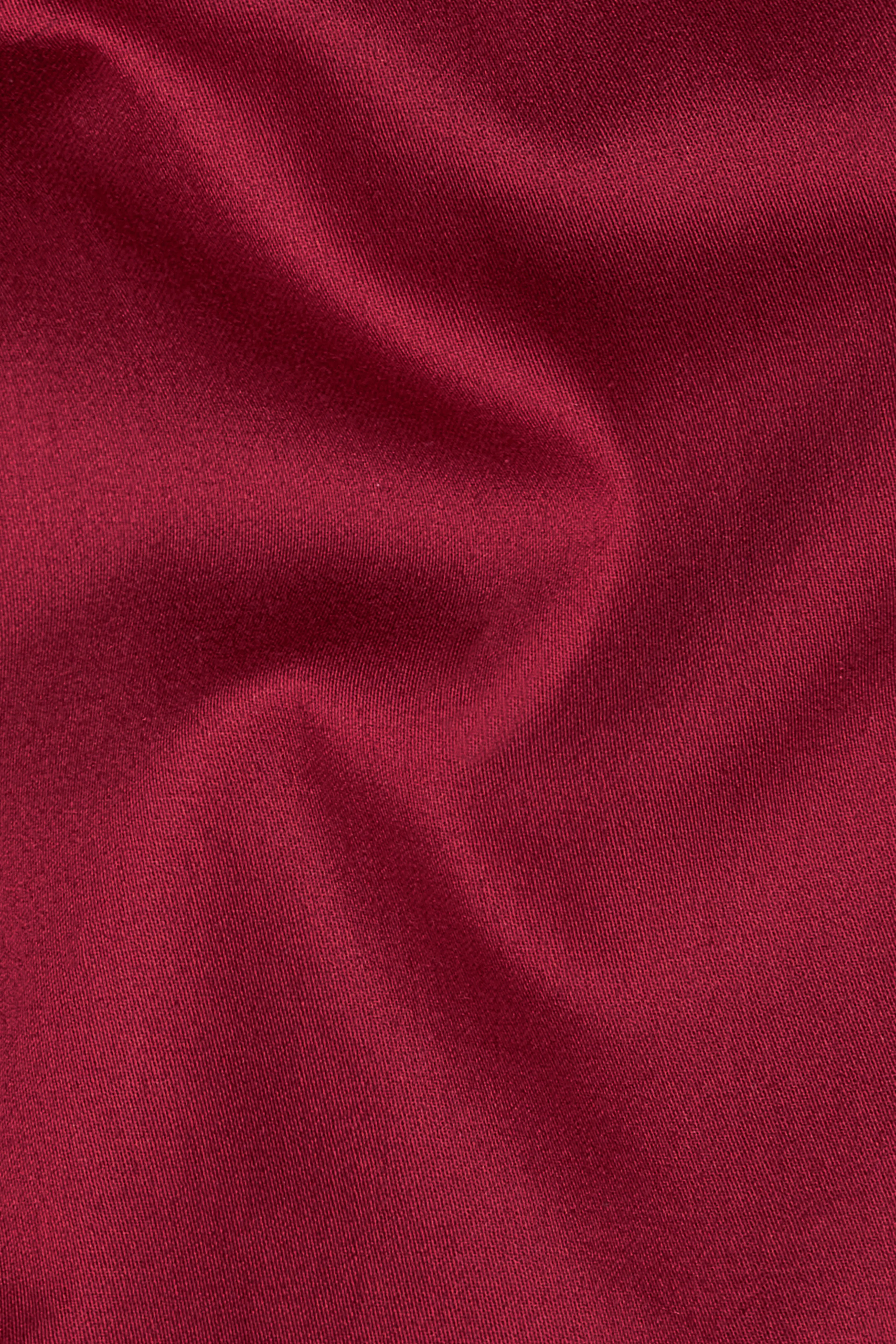 Vivid Auburn Red Subtle Sheen Super Soft Premium Cotton Pathani Set sold by French Crown product image thumbnail 3