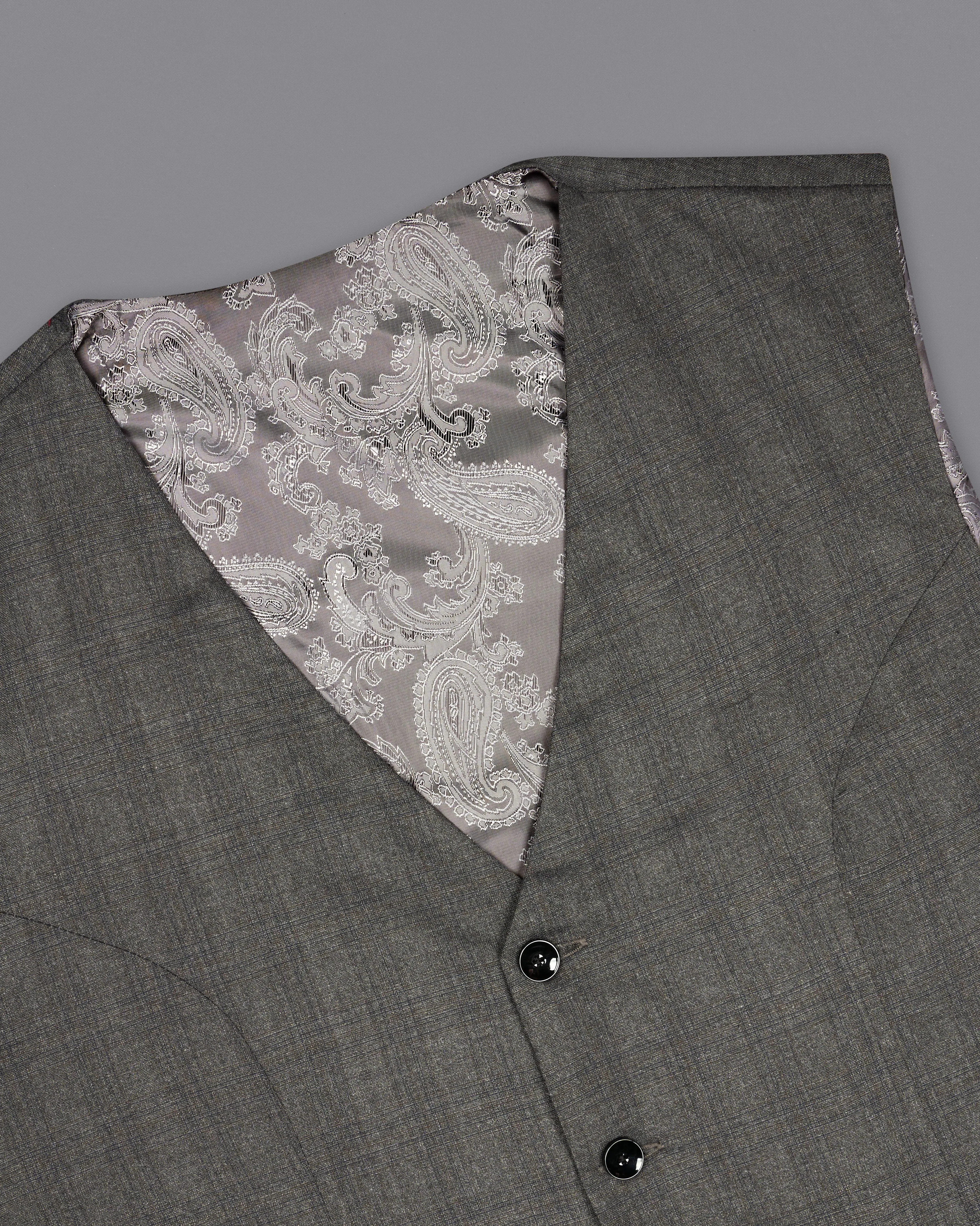 Iridium Gray Waistcoat sold by French Crown product image thumbnail 4