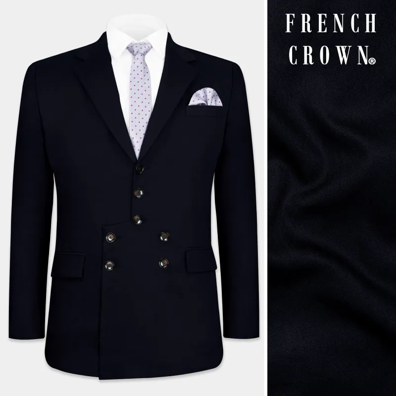 Mirage Blue Premium Cotton Designer Blazer sold by French Crown
