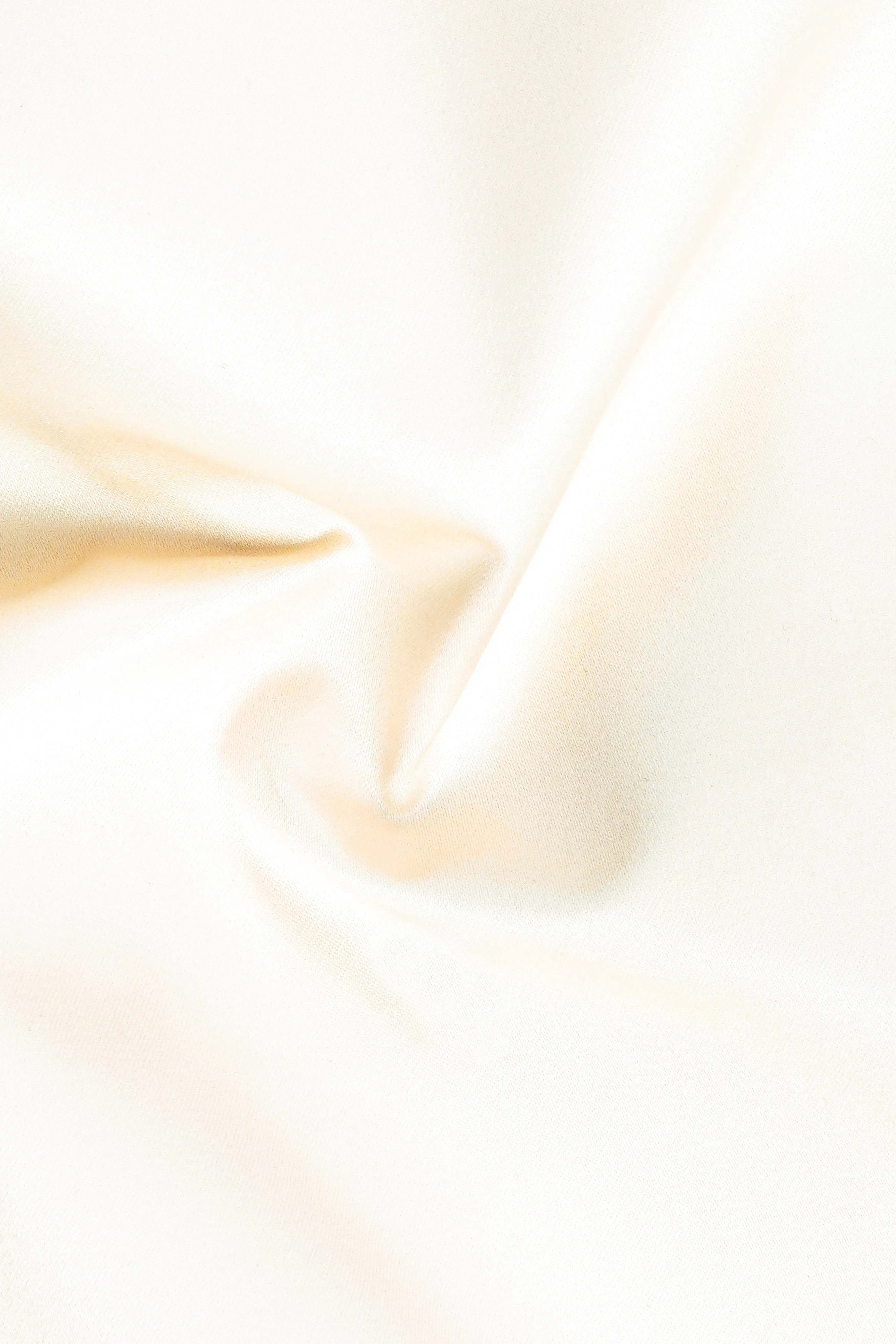 Swizzle Cream Solid Cotton Waistcoat sold by French Crown product image thumbnail 3