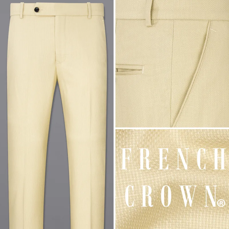 Hampton Beige Premium Cotton Pants sold by French Crown