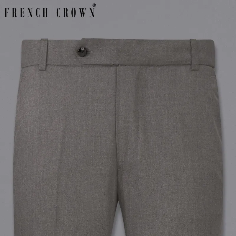 Tundora Grey Textured Pant made by French Crown