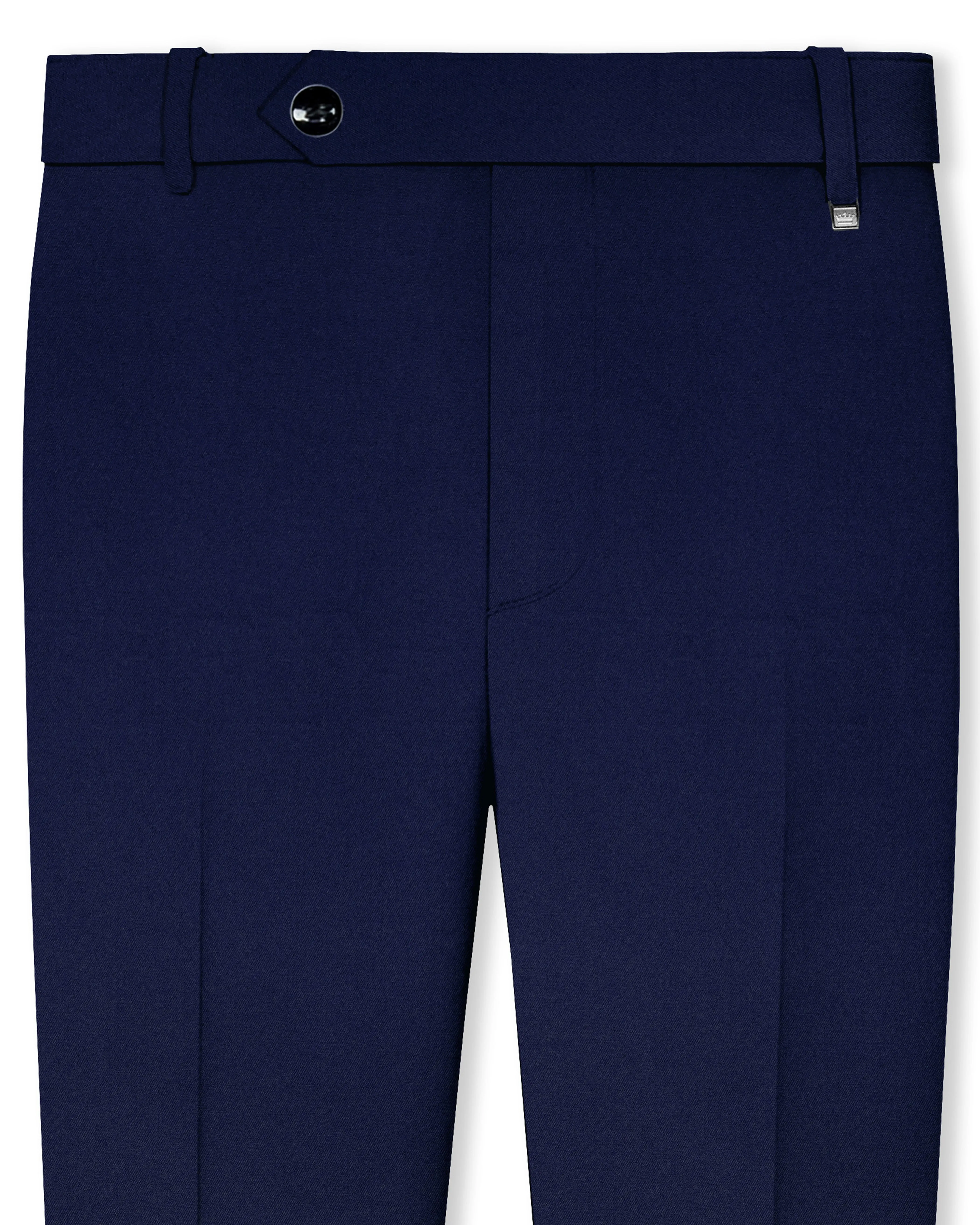 Baltic Blue Wool Rich Pant sold by French Crown