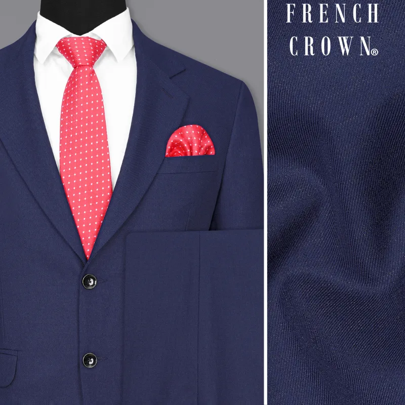 Rhino Blue Single Breasted Suit sold by French Crown