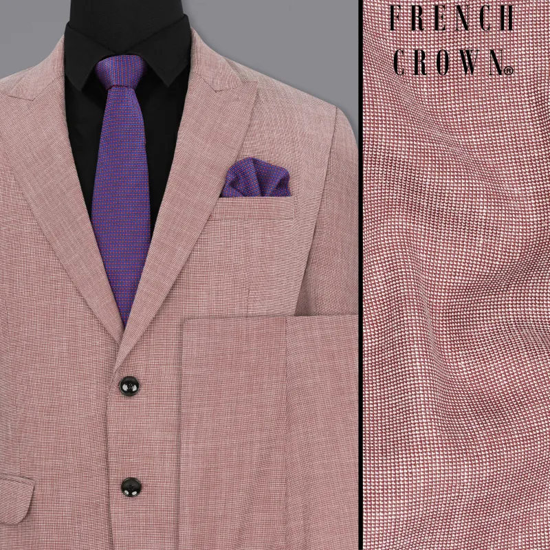 Coral Tree Red Single Breasted Suit sold by French Crown