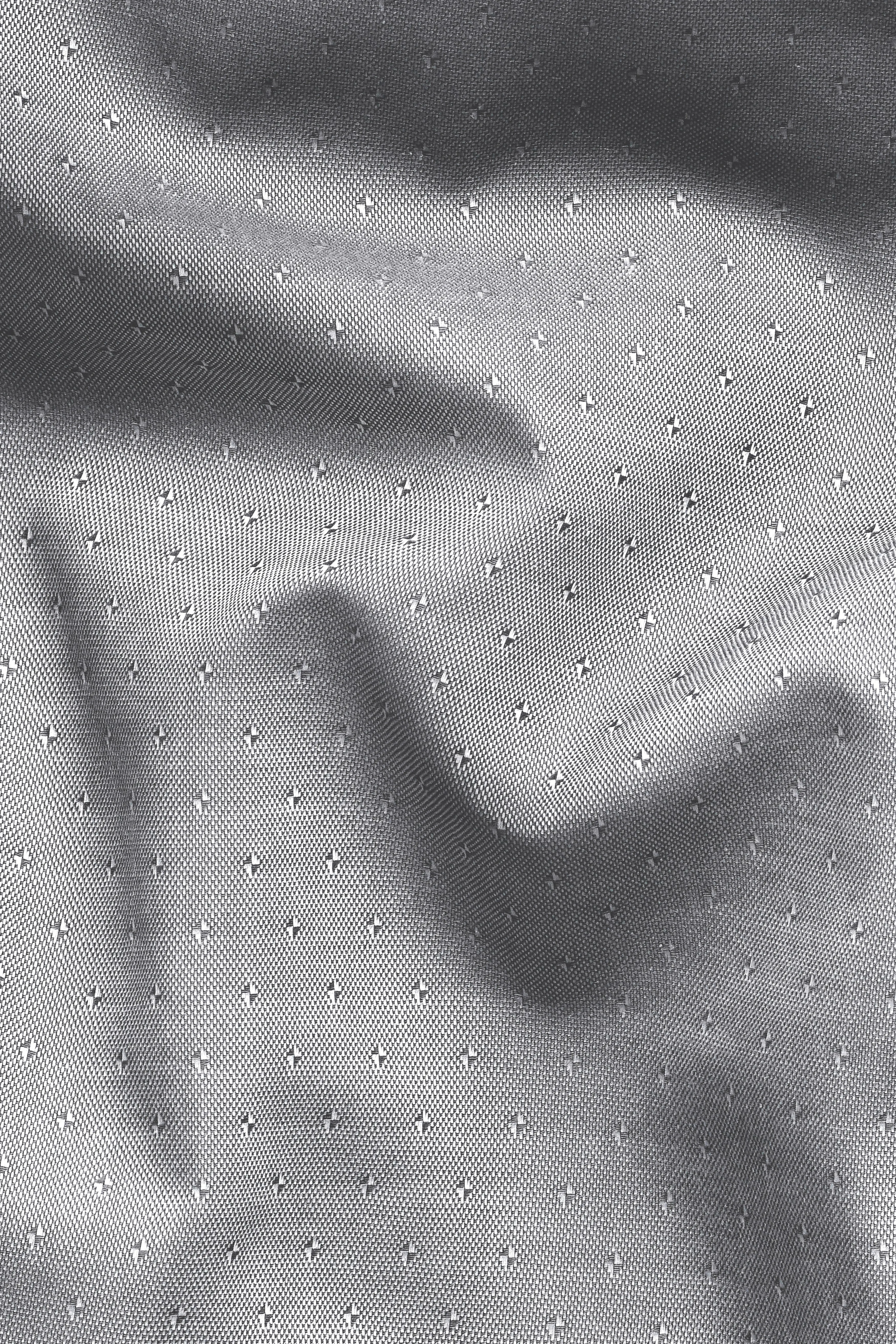 Silver Chalice Gray Dobby Textured premium Cotton Lounge Pant sold by French Crown product image thumbnail 4