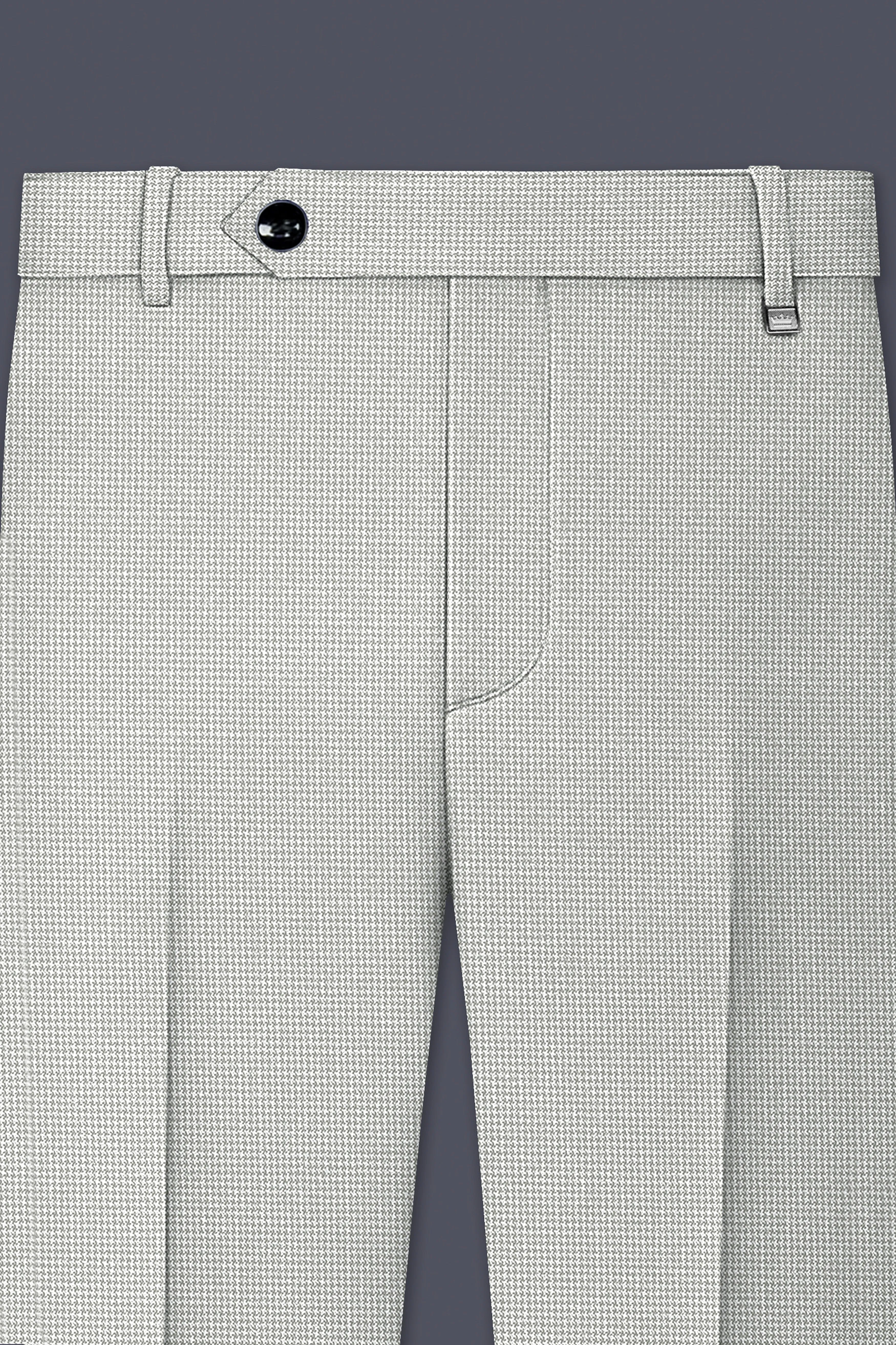 Shady Lady Grey houndstooth Wool Rich Pant sold by French Crown product image thumbnail 4
