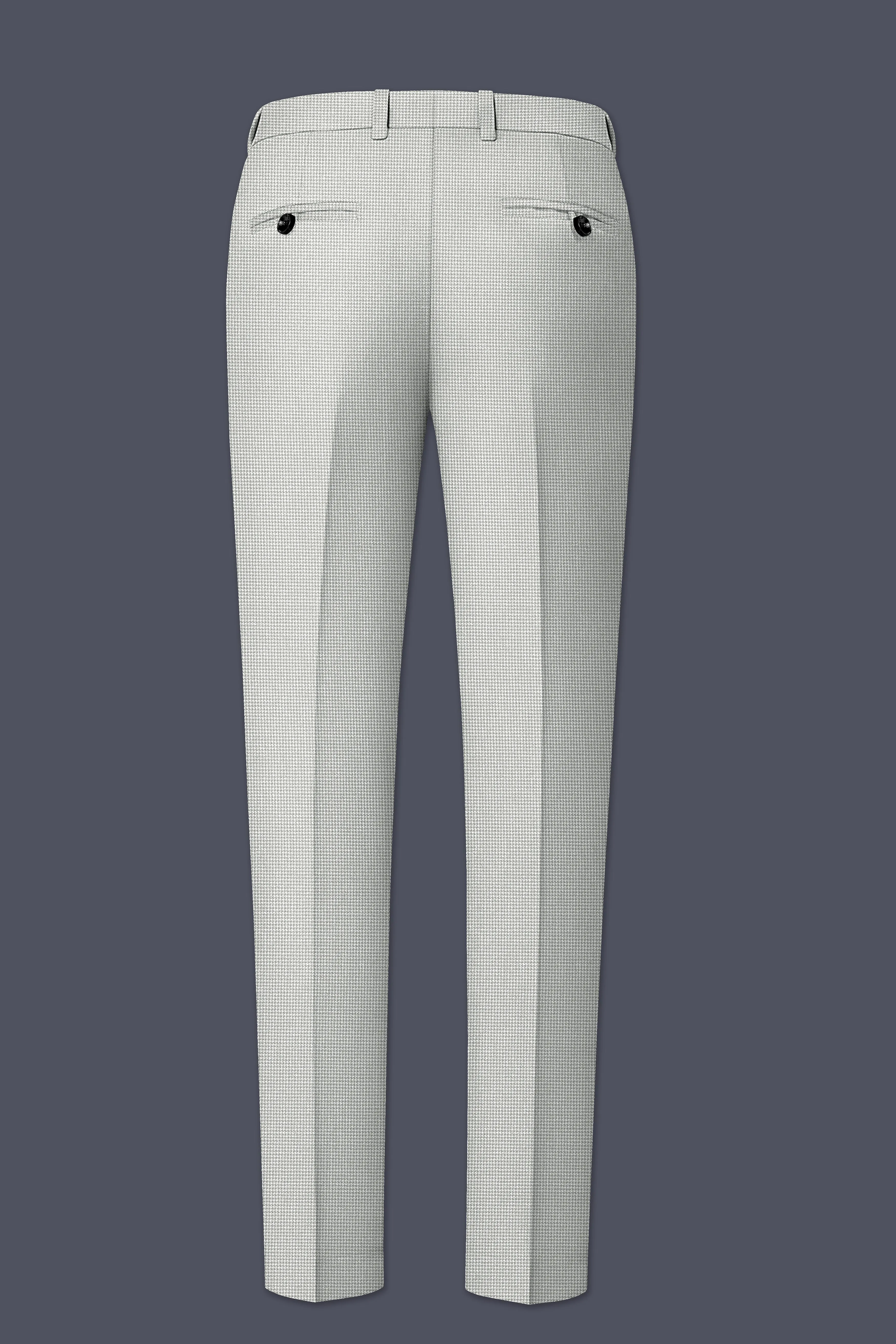 Shady Lady Grey houndstooth Wool Rich Pant sold by French Crown product image thumbnail 5