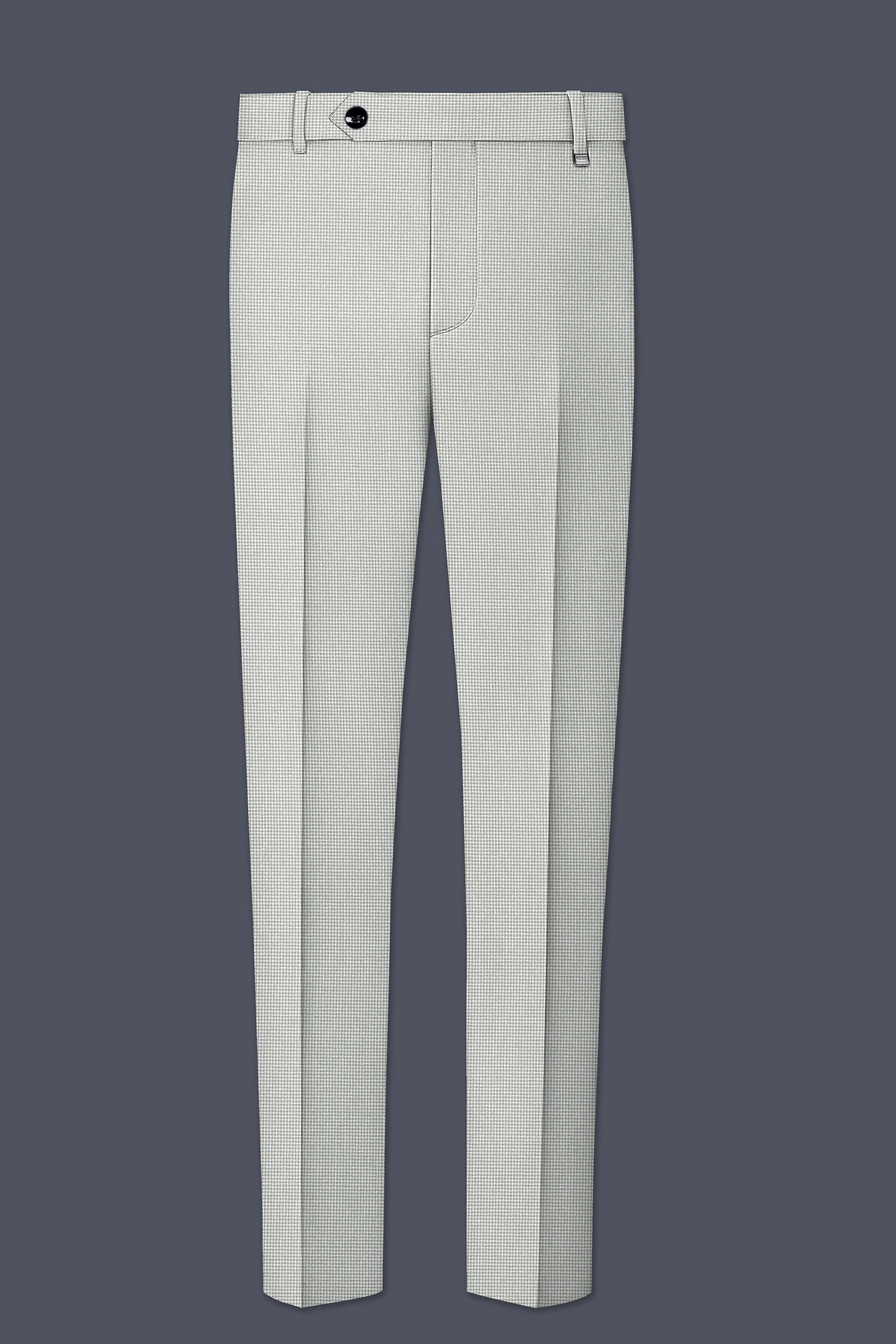 Shady Lady Grey houndstooth Wool Rich Pant sold by French Crown product image thumbnail 2