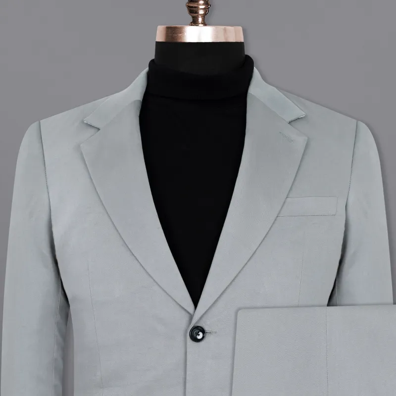 French Gray Premium Cotton Suit made by French Crown