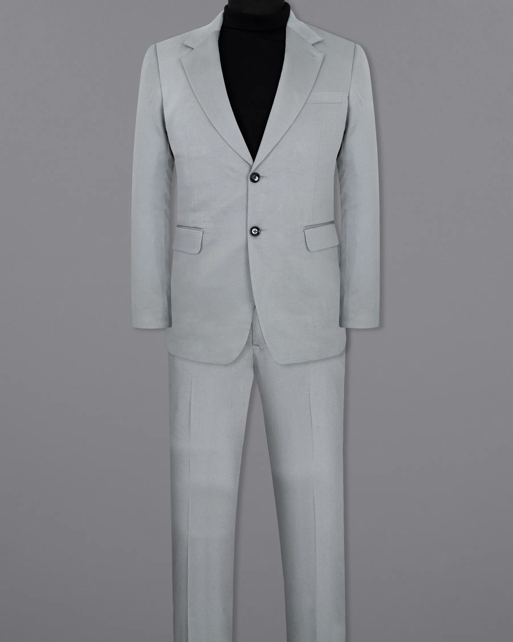 French Gray Premium Cotton Suit sold by French Crown product image thumbnail 4