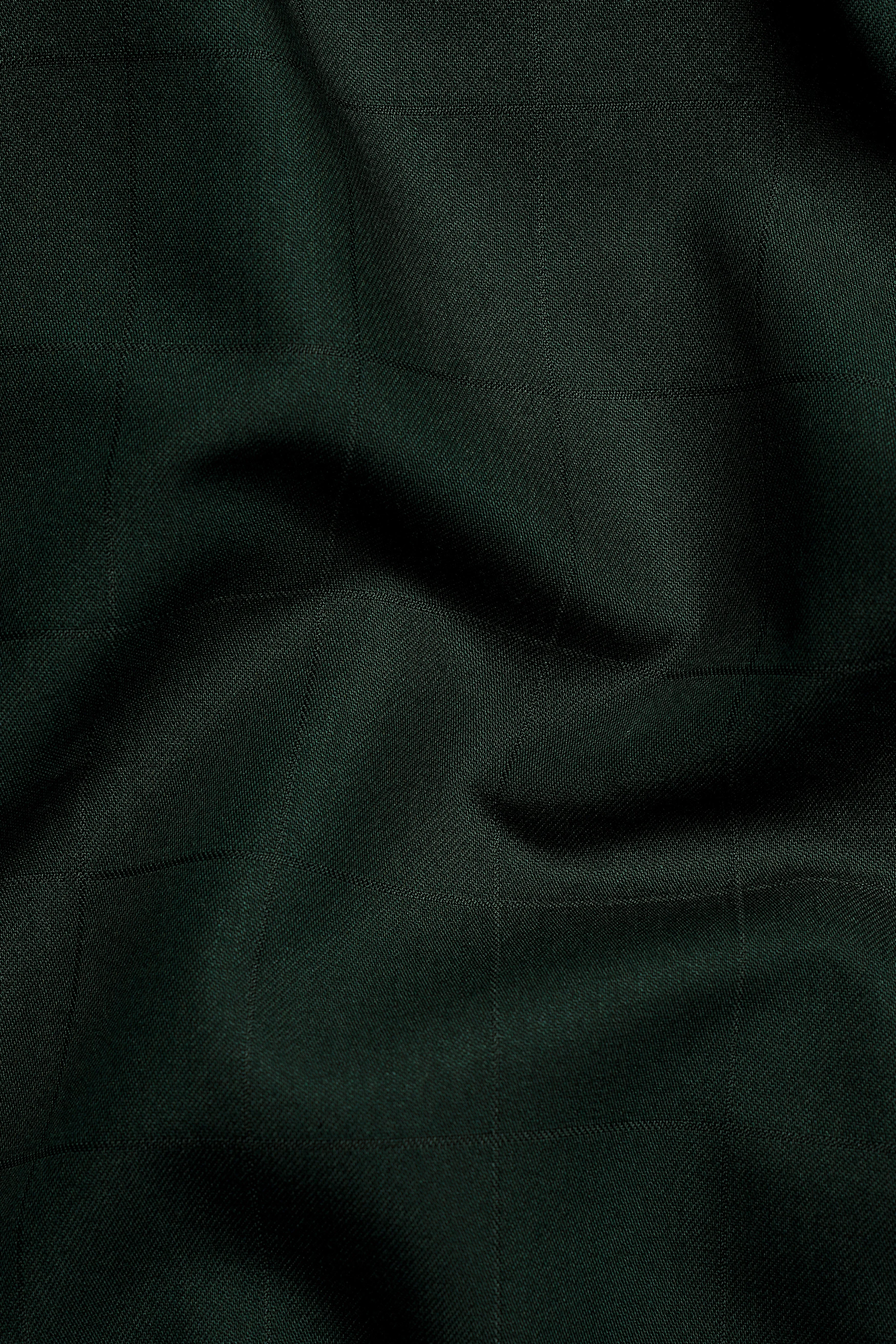 Sacramento Green Wool Rich Nehru Jacket sold by French Crown product image thumbnail 3