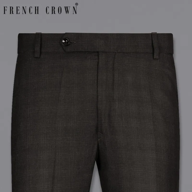 Maine Grey Woolrich Subtle Plaid Pant sold by French Crown
