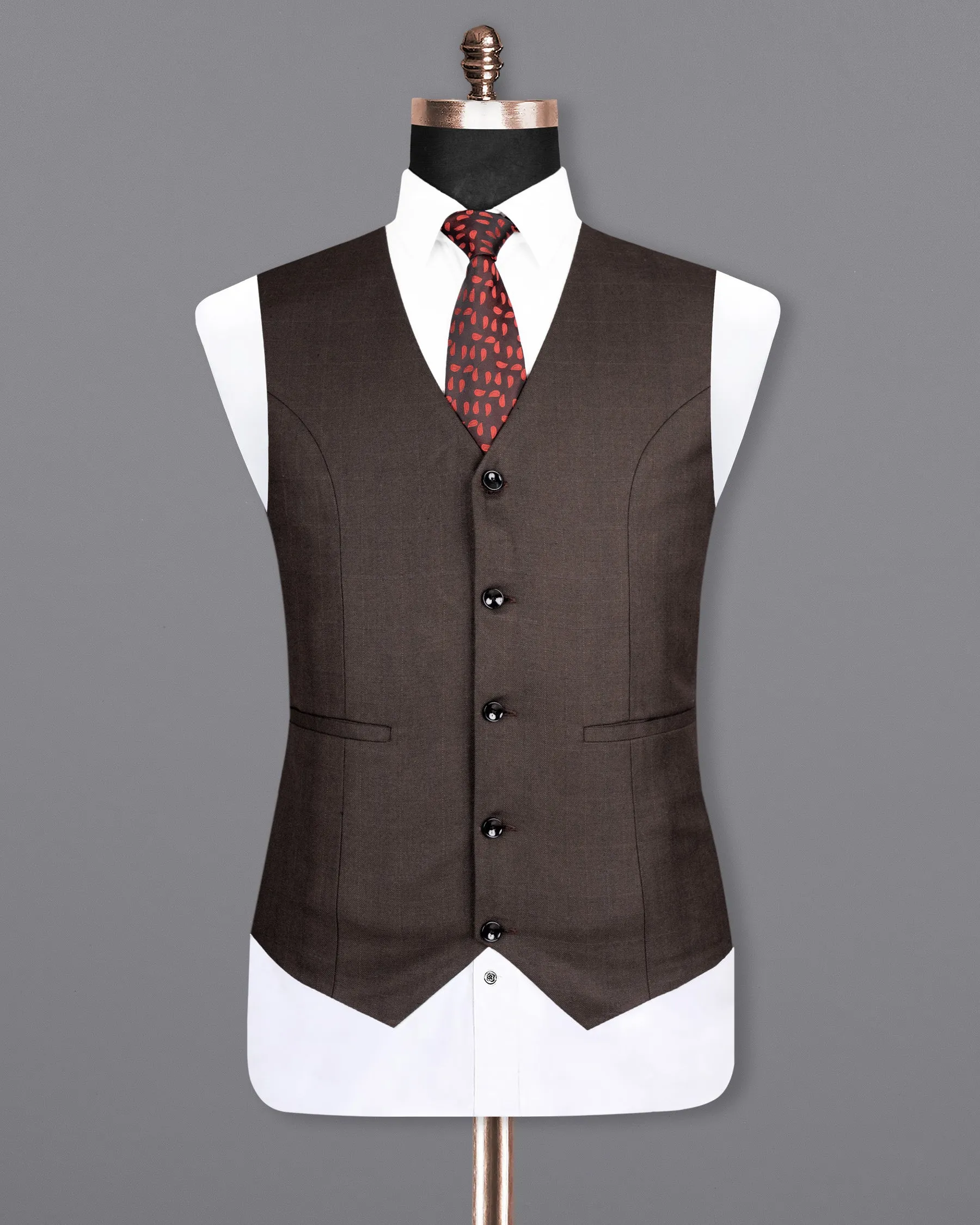Rebel Brown subtle Woolrich Waistcoat sold by French Crown product image thumbnail 2